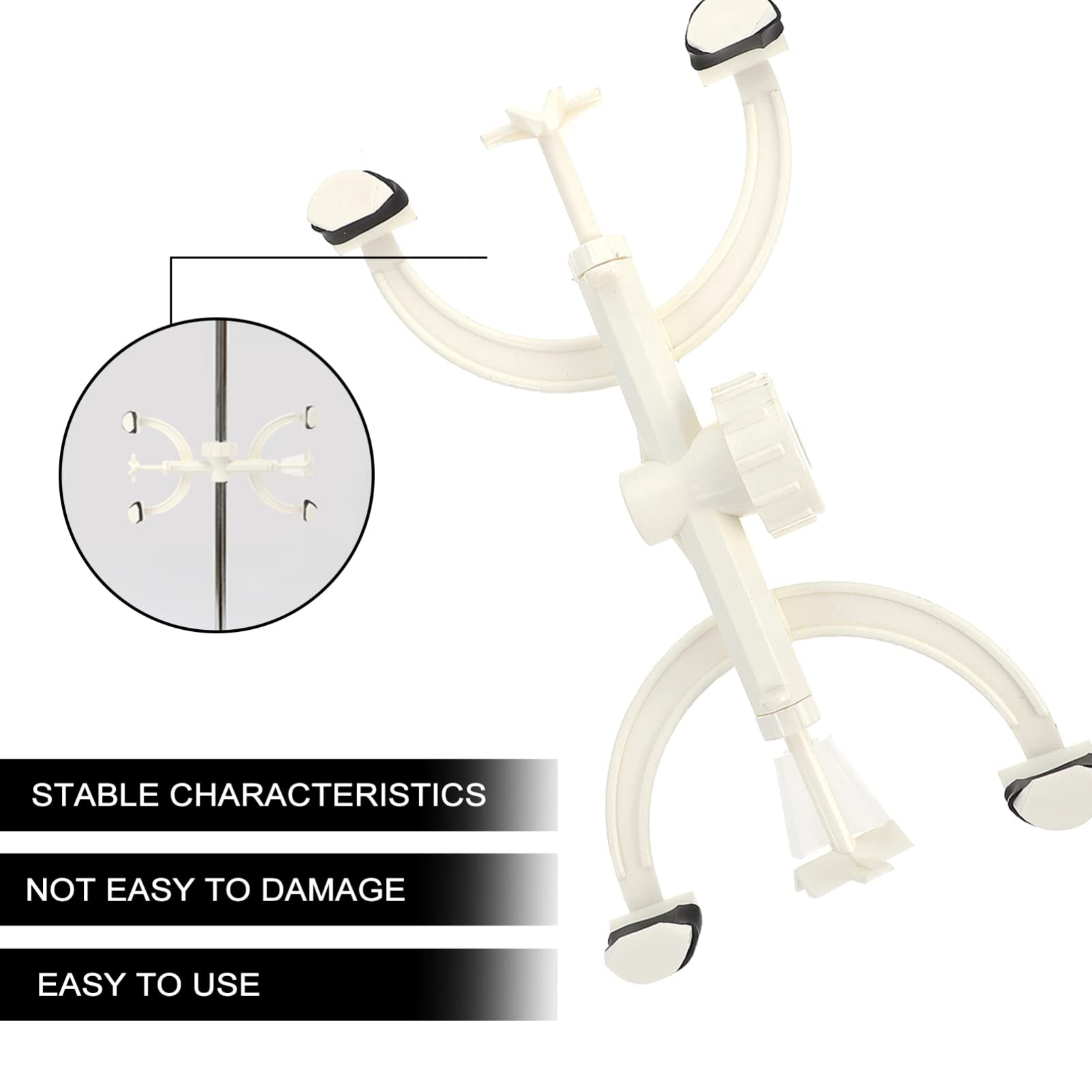 Plastic Burette Clip - Lab Titration Stand for Test Tubes & Burettes | School Chemistry Experiment Equipment | Durable American-Style Lab Clamp for Precise Liquid Measurement in Science Labs & Classroom Experiments