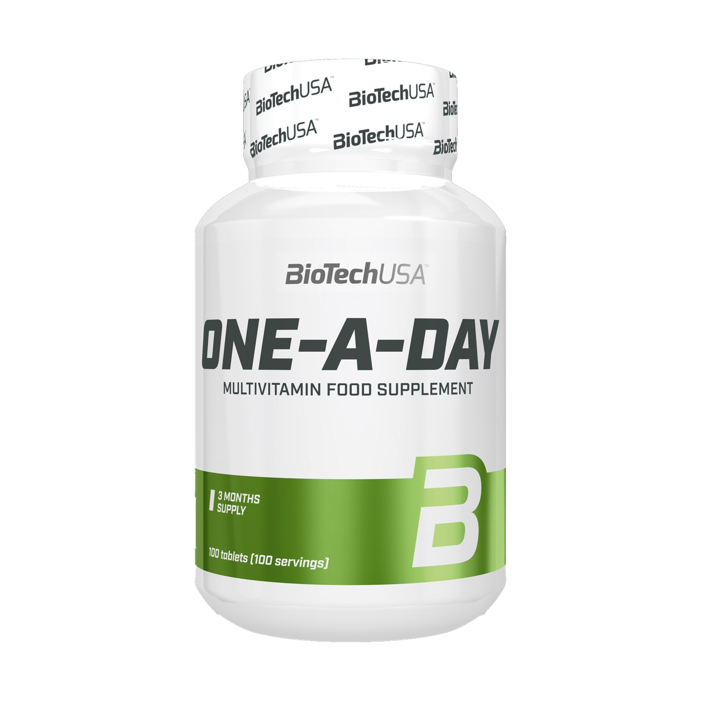BioTechUSA One a Day Multivitamin Supplement - 100 Tablets for Daily Nutrition & Immune Support - Perfect for Busy Professionals, Athletes, and Health-Conscious Adults