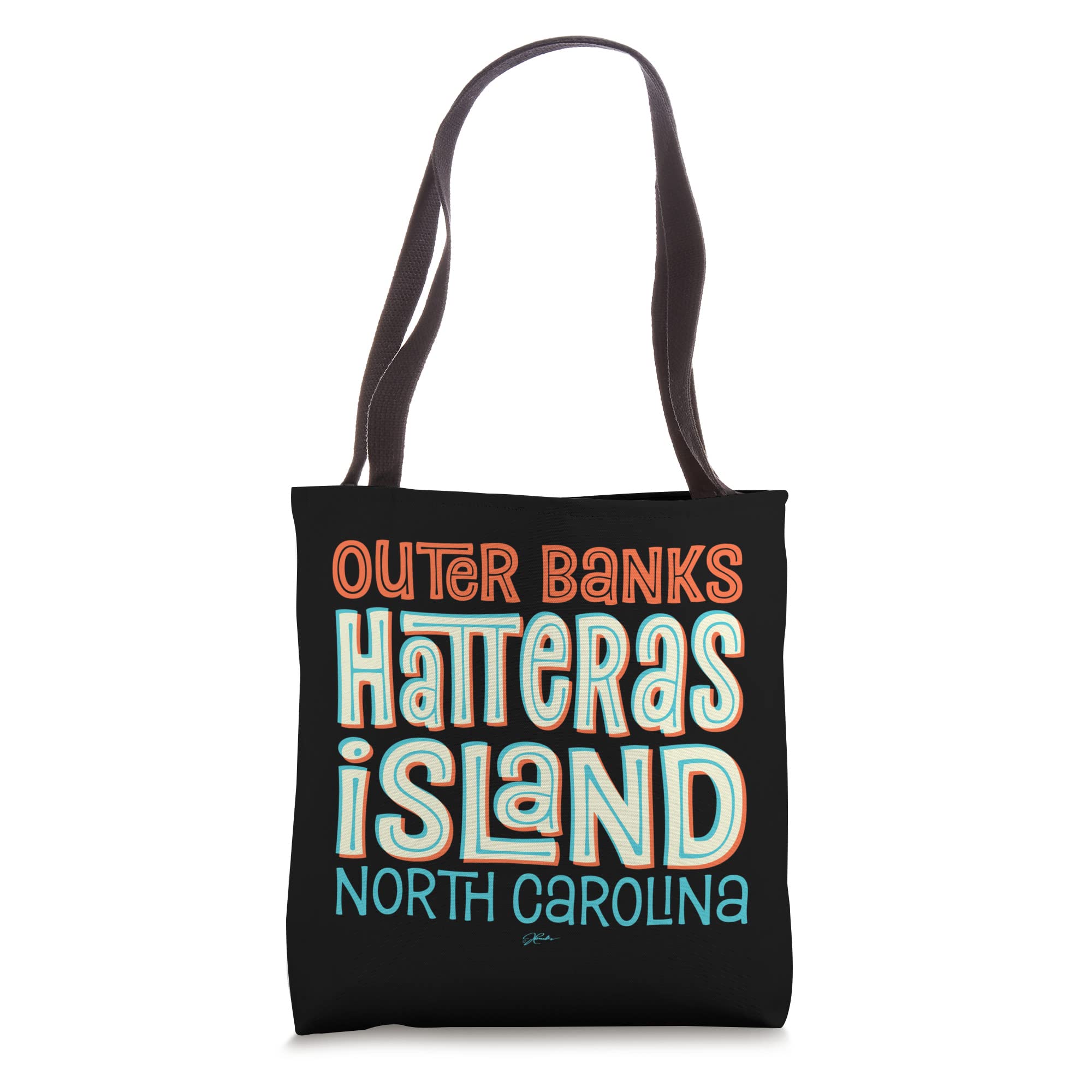JCombs: Hatteras Island North Carolina Beach Tote Bag - Lightweight Waterproof Sandproof Beach Bag for Women & Men - Perfect for Beach Trips, Poolside, Picnics & Travel Accessories