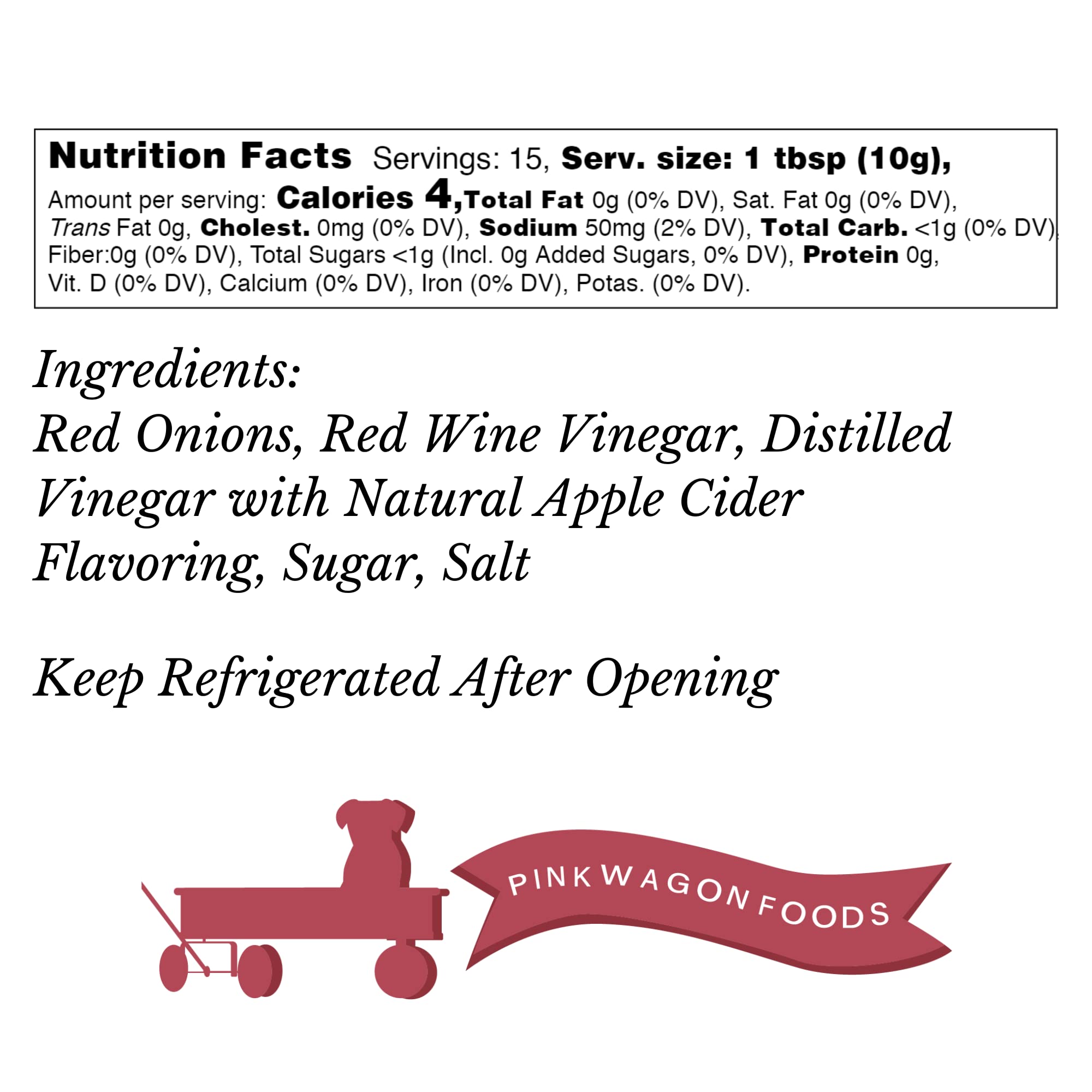 Pickled Red Onions - Classic Flavor | 12 oz Jar | Tangy & Crisp | Perfect for Tacos, Burgers, Salads & Sandwiches