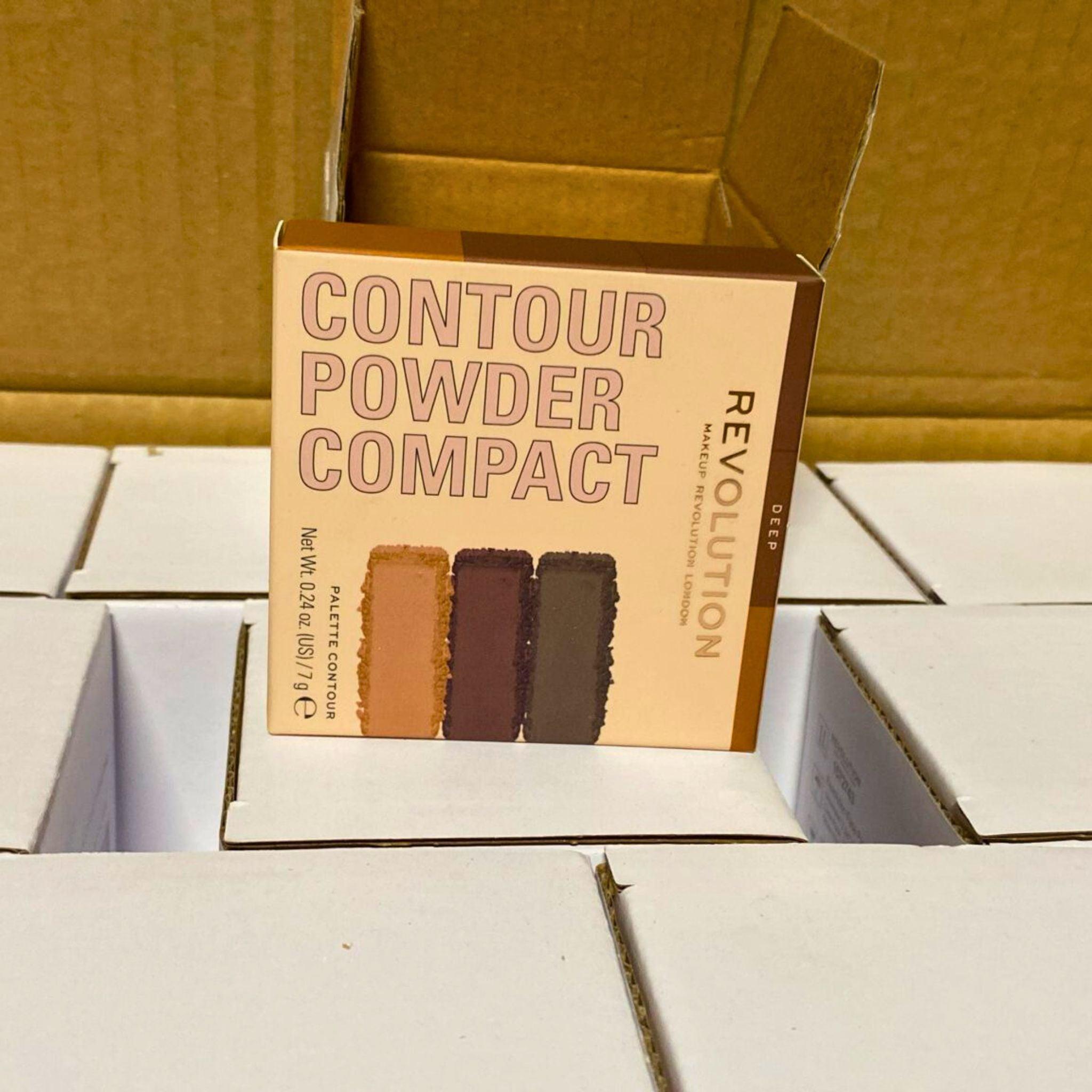 Revolution Contour Powder Compact - Deep Palette for Face Contouring & Highlighting, 0.24OZ (30 Pcs Lot) - Perfect for Professional Makeup Artists & Beauty Enthusiasts