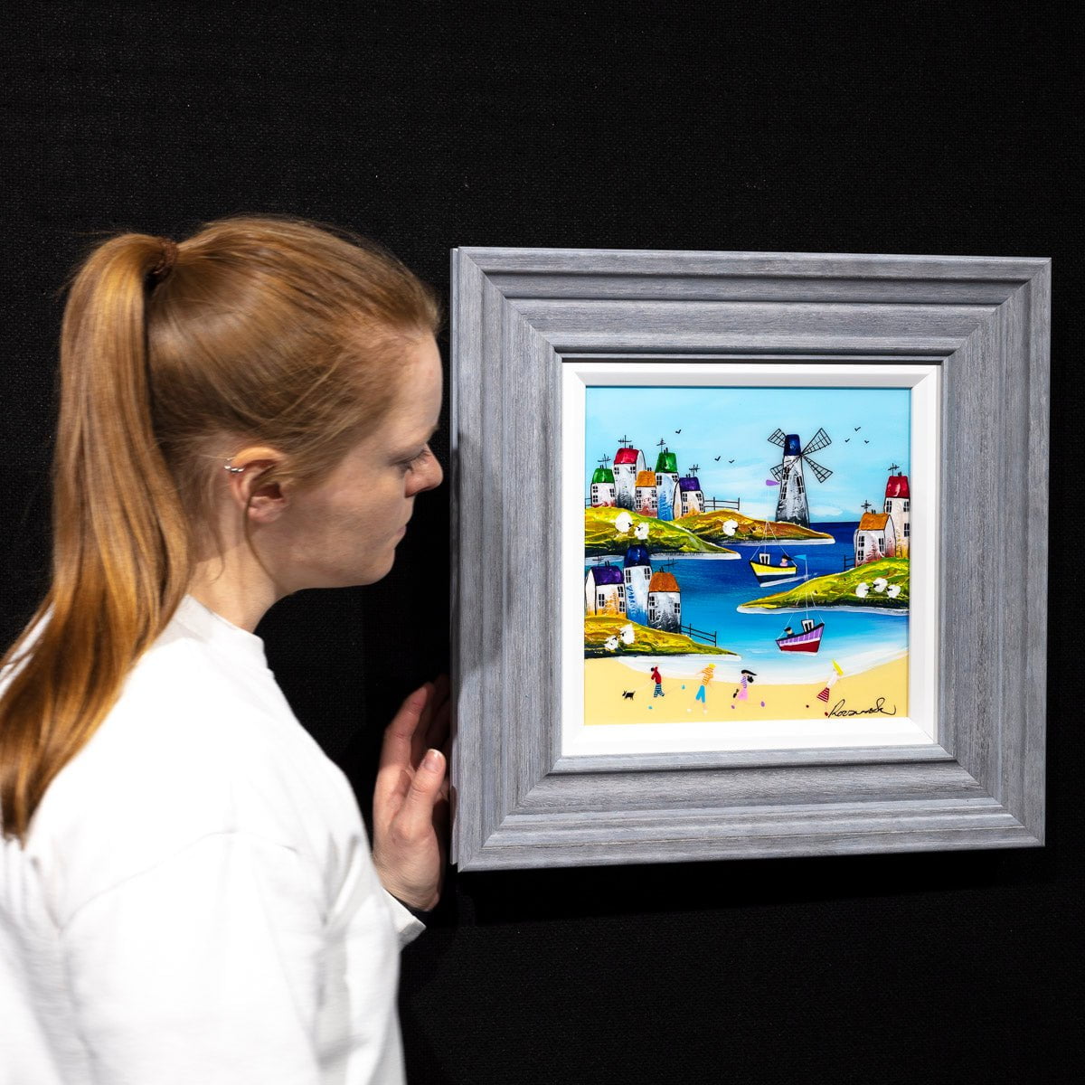 Original 'A Day of Sailing' Artwork - Premium Wall Decor for Living Room, Bedroom & Office - Perfect Nautical Theme Gift for Sailors & Beach Lovers