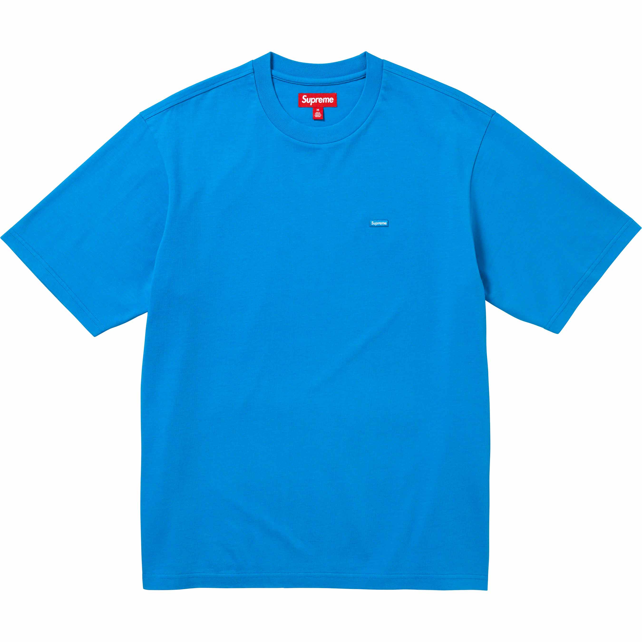 Bright Blue Small Box Tee for Men & Women | Comfortable Cotton T-Shirt | Casual Wear & Street Style | FW23 Collection