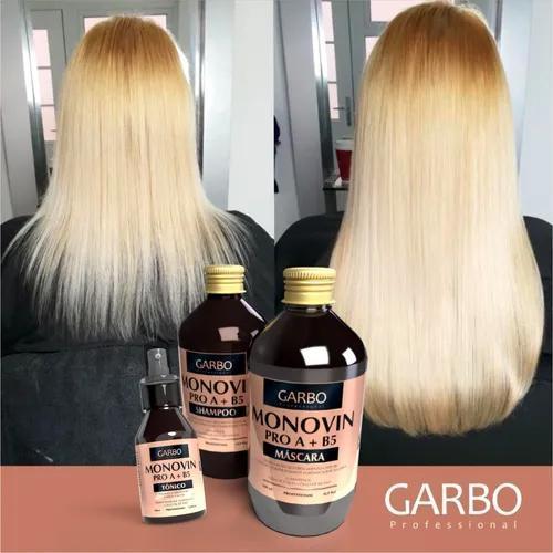 Combo Growth Monovin + Tonic Monovin Garbo (Pro A+B5) - Hair Growth & Scalp Treatment Set for Men & Women - Perfect for Thinning Hair & Healthy Scalp Care