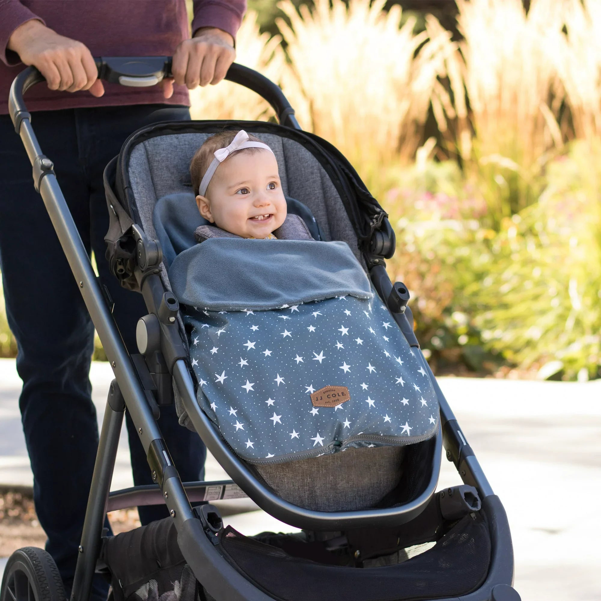 JJ Cole Bundle Wrap 365 - Premium Baby Car Seat & Stroller Blanket - Soft & Warm Infant Wrap for Winter, Travel & Outdoor Adventures