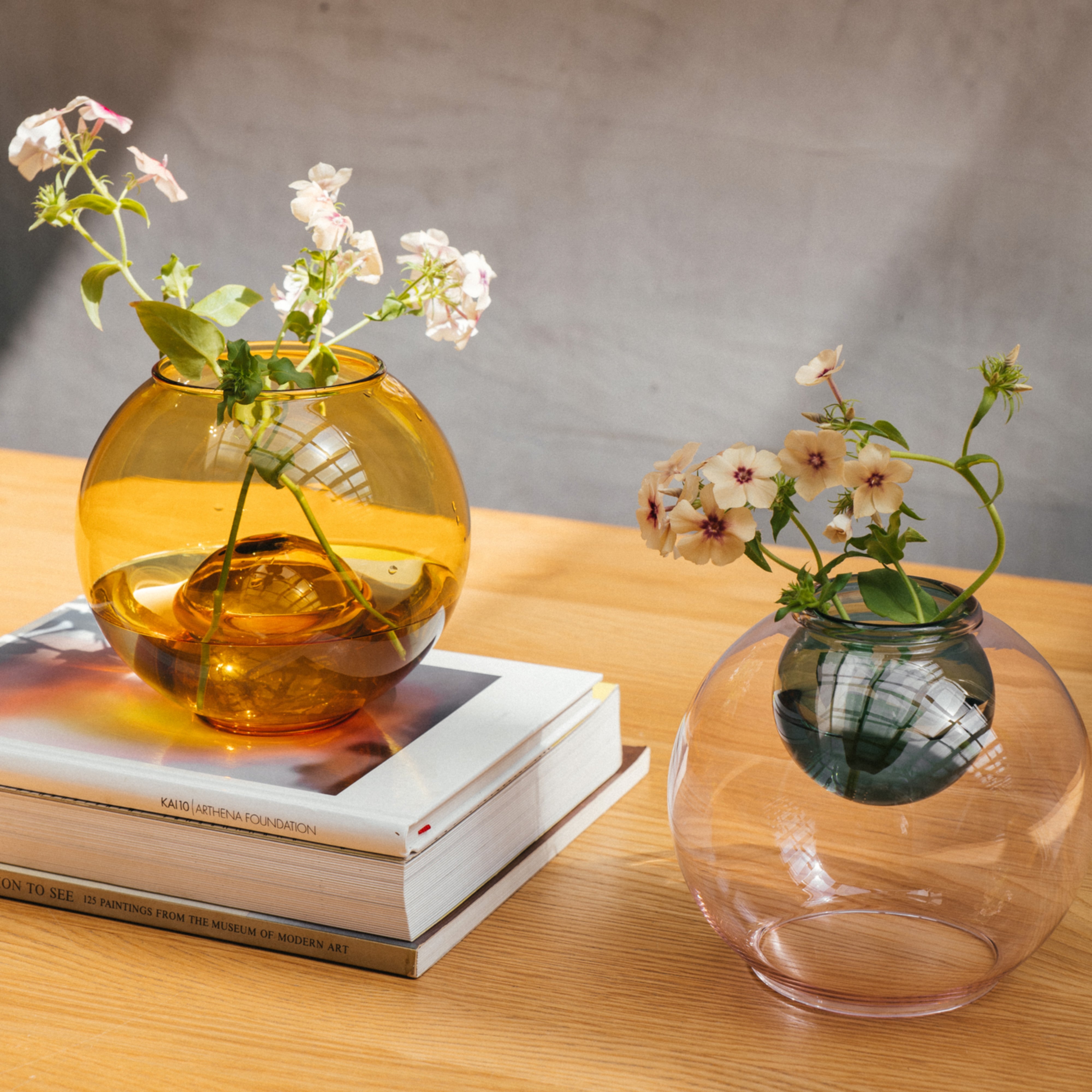 Bubble Aqua Vase - Modern Glass Flower Vase for Home Decor, Office Desk, Wedding Centerpiece & Gift Idea
