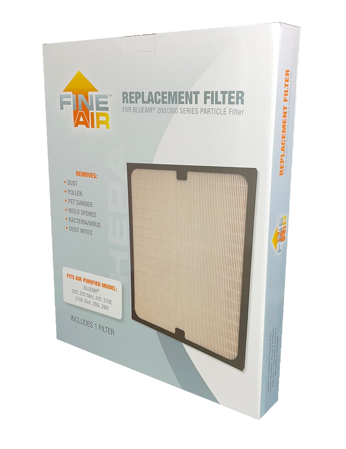 BlueAir 200/300 Series Compatible HEPA Replacement Filters - High Efficiency Air Purifier Filters for Home, Office & Allergy Relief (2-Pack) | Perfect for Pet Owners, Asthma Sufferers & Smoke Removal
