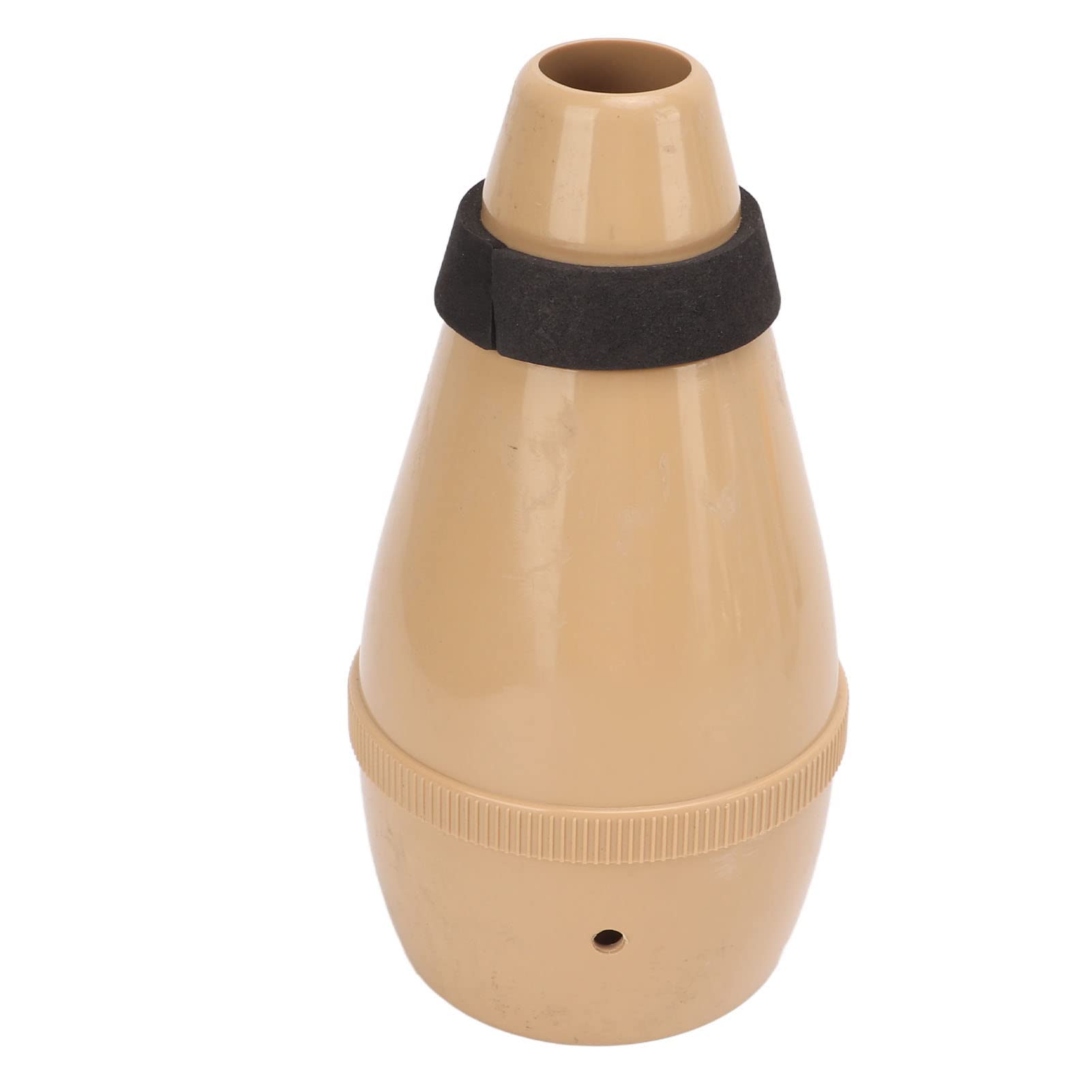 Trumpet Practice Mute for Beginners - Lightweight ABS Silencer with Full Enclosure (Wood Color) | Perfect for Quiet Practice at Home, School or Studio | Trumpet Replacement Accessories & Wind Instrument Parts