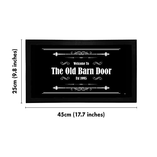 Personalized Bar Runner Mat - Custom Welcome to Your Name's Bar Drip Spill Mat for Home & Pub Decor - Perfect Bar Gift for Housewarming & Parties