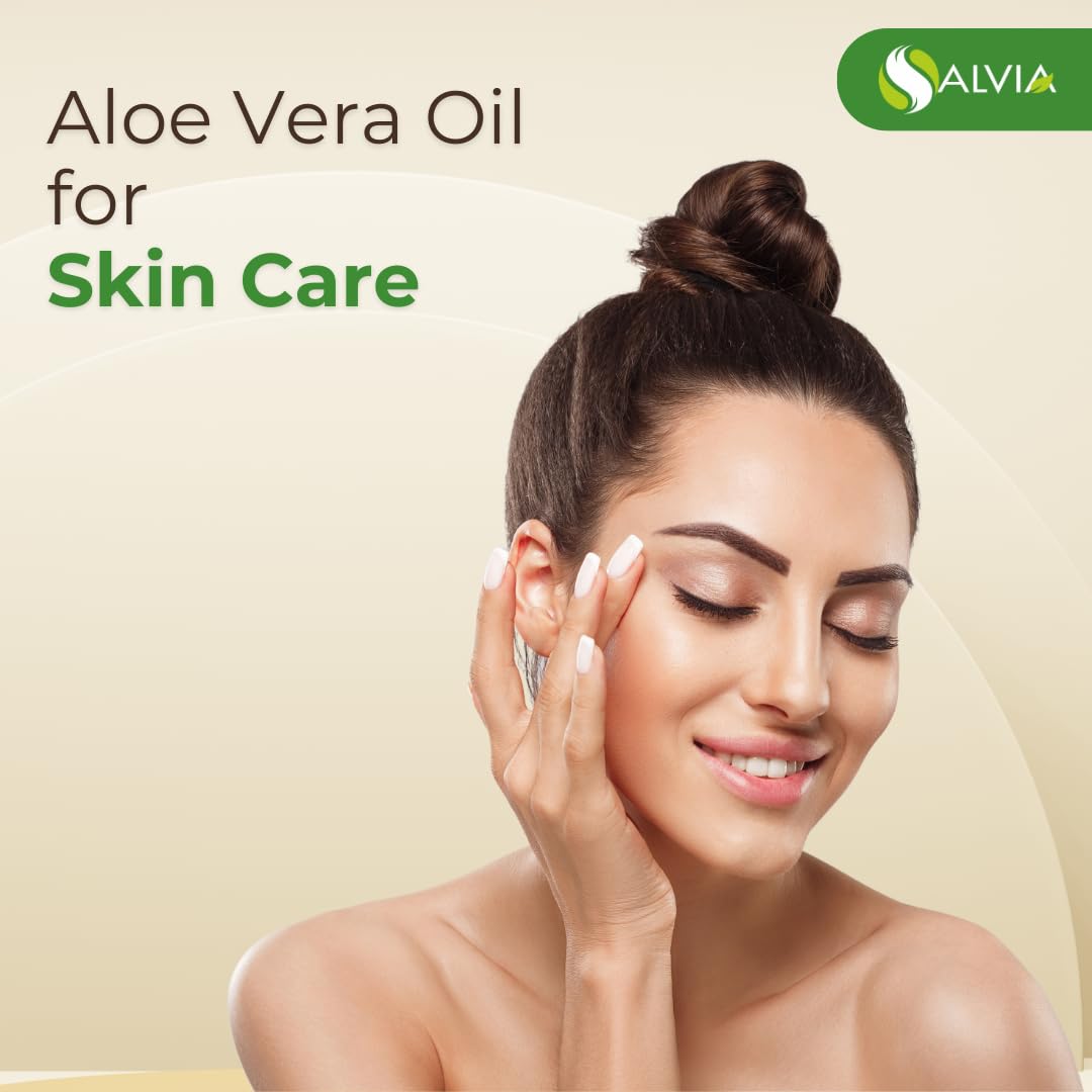 Pure Organic Aloe Vera Oil Extract (Aloe barbadensis) - 2000ml (67.62 Fl oz) Carrier Oil for Skin & Hair Care - Hydrating Moisturizer for Face, Body & Scalp - Perfect for Massage, Aromatherapy & DIY Beauty Products