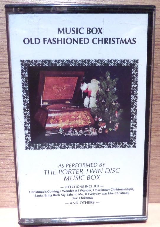 Vintage Christmas Music Box - Handcrafted Wooden Musical Jewelry Box with Classic Holiday Melodies | Perfect for Holiday Decor, Gift Giving & Collectibles