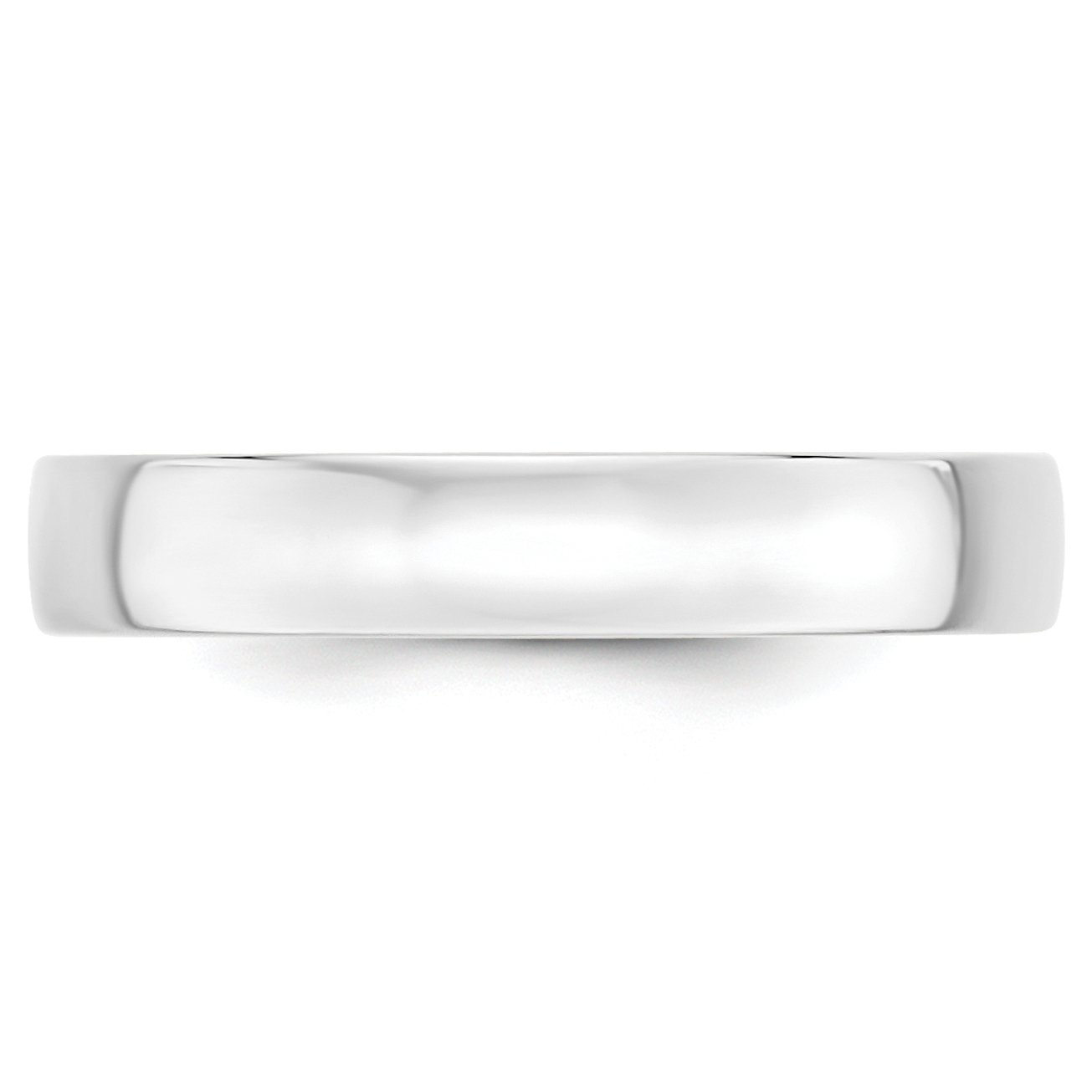 10K Solid White Gold 4mm Comfort Fit Wedding Band Ring for Men & Women - Perfect for Engagement, Anniversary, and Everyday Wear