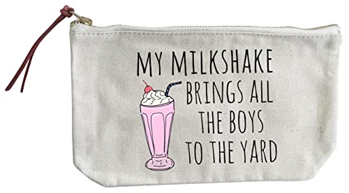 Moonlight Makers Canvas Zipper Pouch - Versatile Pencil Case, Makeup Bag & Travel Organizer for School, Cosmetics & Toiletries | Perfect for Students, Artists & Travelers