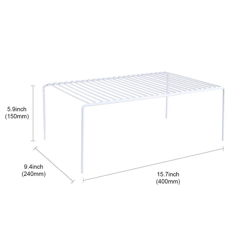 Stainless Steel Expandable Dish Drying Rack with Utensil Holder - Heavy Duty Kitchen Cabinet Storage Shelf for Dishes, Cups & Cutlery | Rustproof & Durable Design for Countertop, Sink or Cabinet Organization - Perfect for Small Kitchens, Apartments & RVs