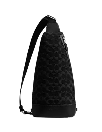 Coach Dominic Sling Pack In Signature Denim - Stylish Crossbody Bag for Men & Women | Perfect for Travel, Work & Everyday Use