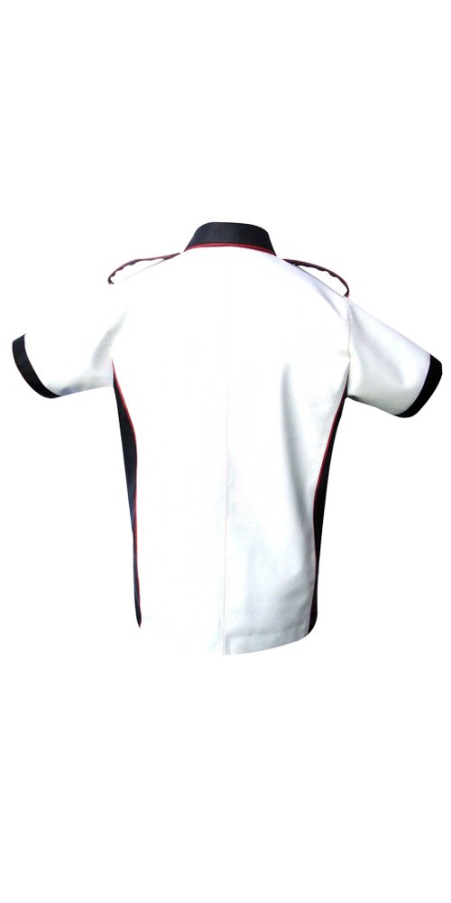 Men's Genuine White Leather Shirt - Premium Quality Gay Fashion for Casual & Nightlife Outfits