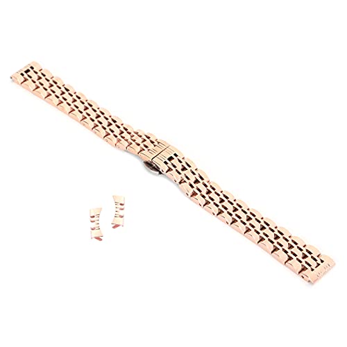 Premium Rose Gold Watch Band Replacement - Durable & Stylish Strap for Watch Repair, DIY & Family Use - Perfect for Daily Wear, Work & Special Occasions