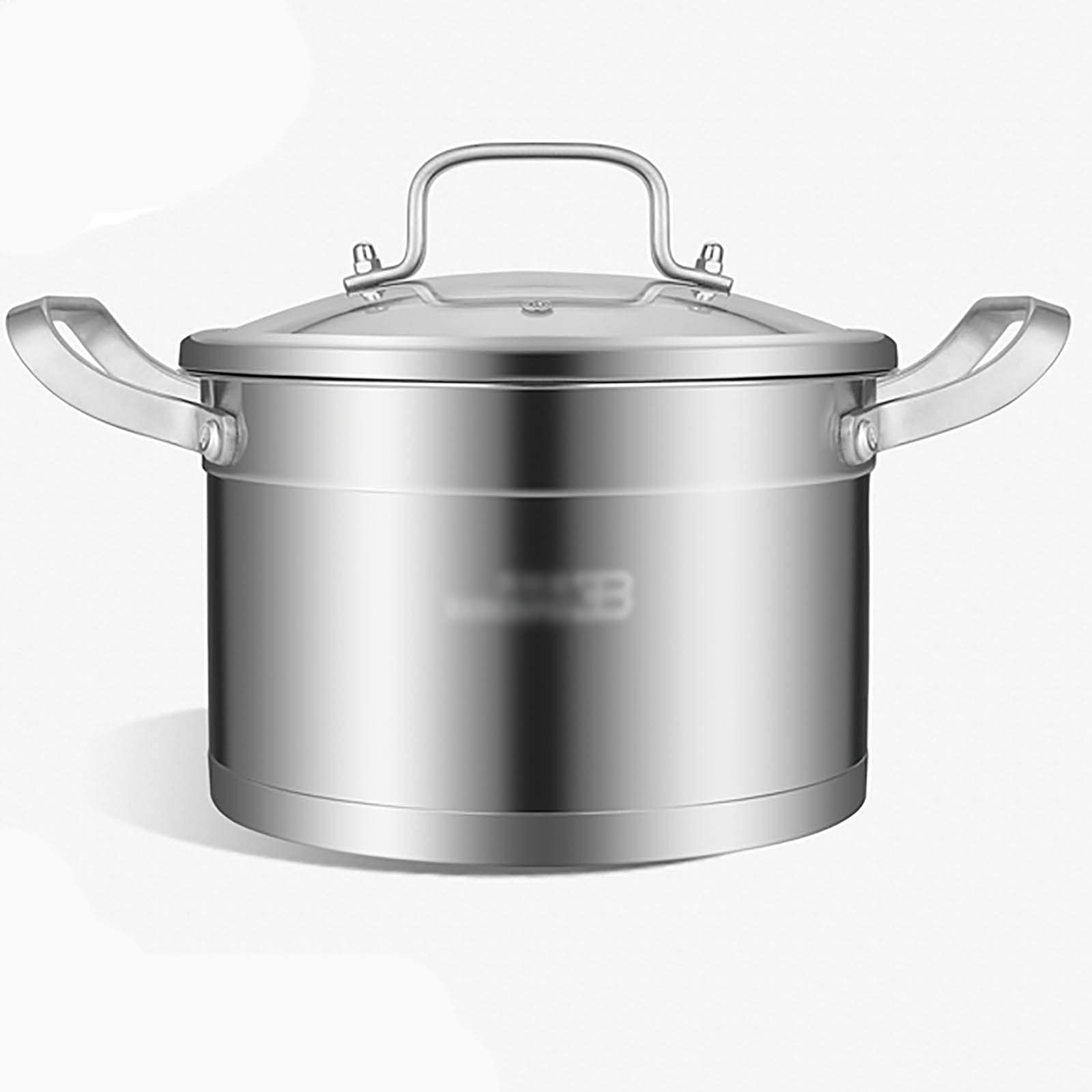 **24cm 304 Stainless Steel Multi-Layer Soup Pot & Steamer with Induction Bottom – Perfect for Home Cooking, Steaming Vegetables, and Meal Prep**