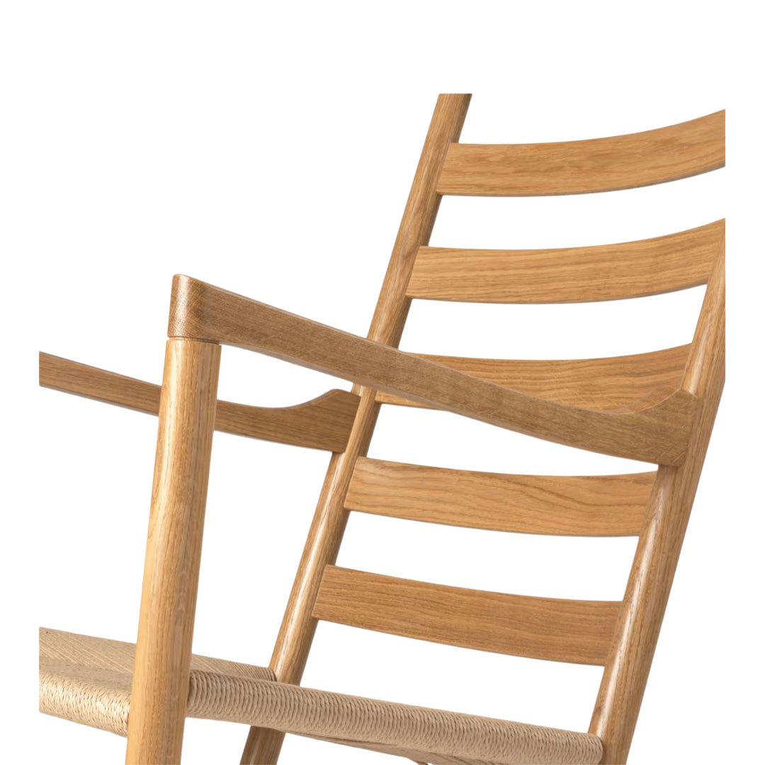 CH45 Rocking Chair - Comfortable Wooden Rocking Chair for Living Room, Nursery & Porch - Perfect for Relaxing, Nursing & Reading