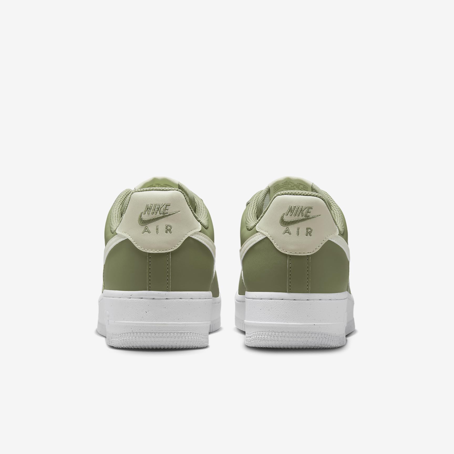 Nike Air Force 1 '07 Women's Shoes - Oil Green/White/Gum Medium Brown/Sea Glass (HF5062-386) | Size 6 | Casual Sneakers for Everyday Wear, Street Style & Athletic Fashion