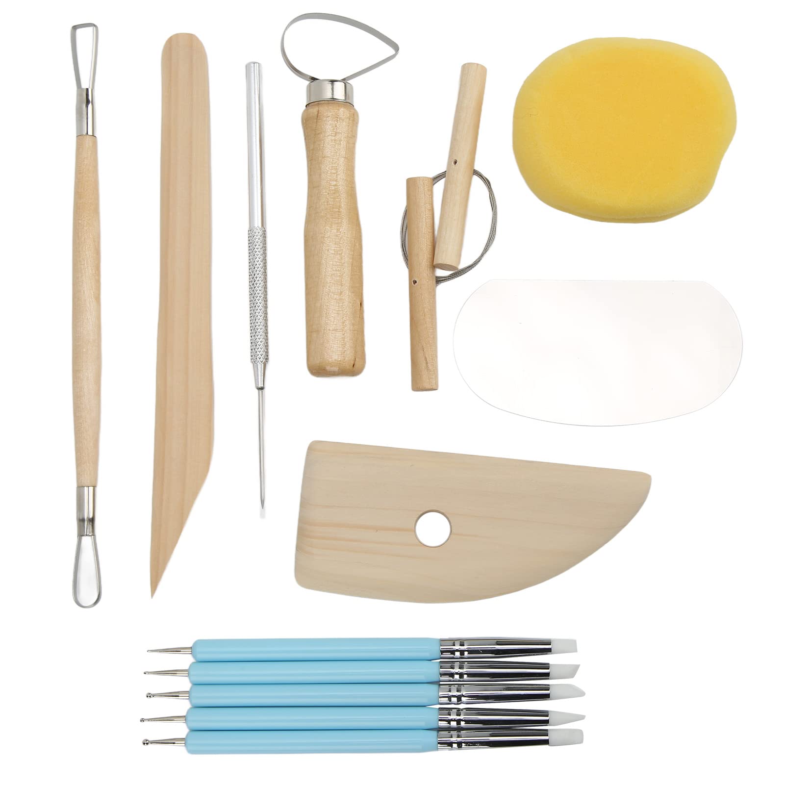 Portable DIY Pottery Sculpting Tools for Craft Projects - Perfect for Home & Studio Art