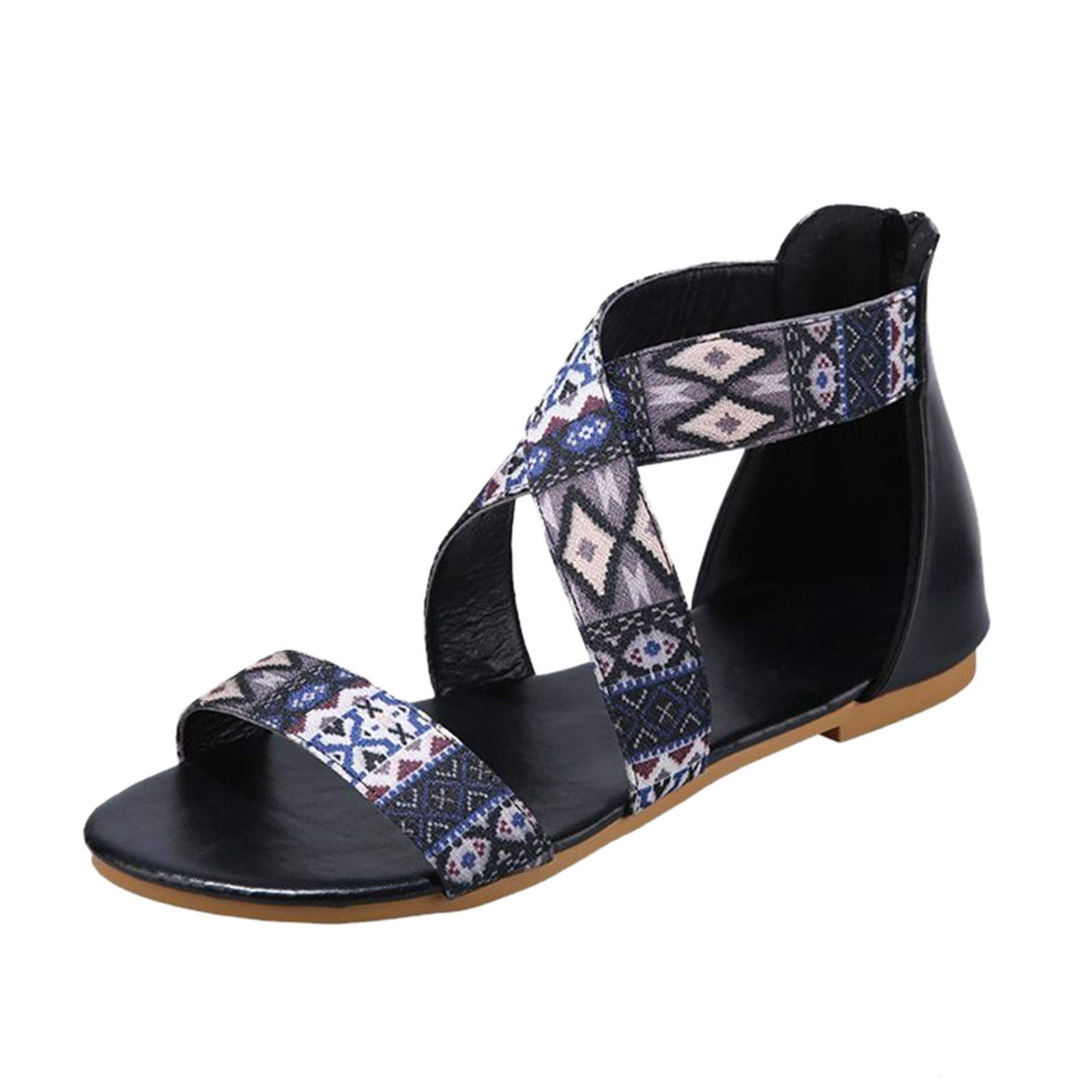 Breathable Women's Flat Sandals - Comfortable Lightweight Slip-On Walking Shoes for Outdoor, Beach & Summer | Perfect for Travel, Vacation, Daily Wear | Ideal for Beach Trips, Poolside Lounging | Great for Summer Fashion, Park Strolls | Use for Weddings, Resorts & Cruise Trips | Best for Walking, Shopping & Relaxing by the Pool | Versatile for Casual Outings, Weekend Getaways & Warm Weather Adventures