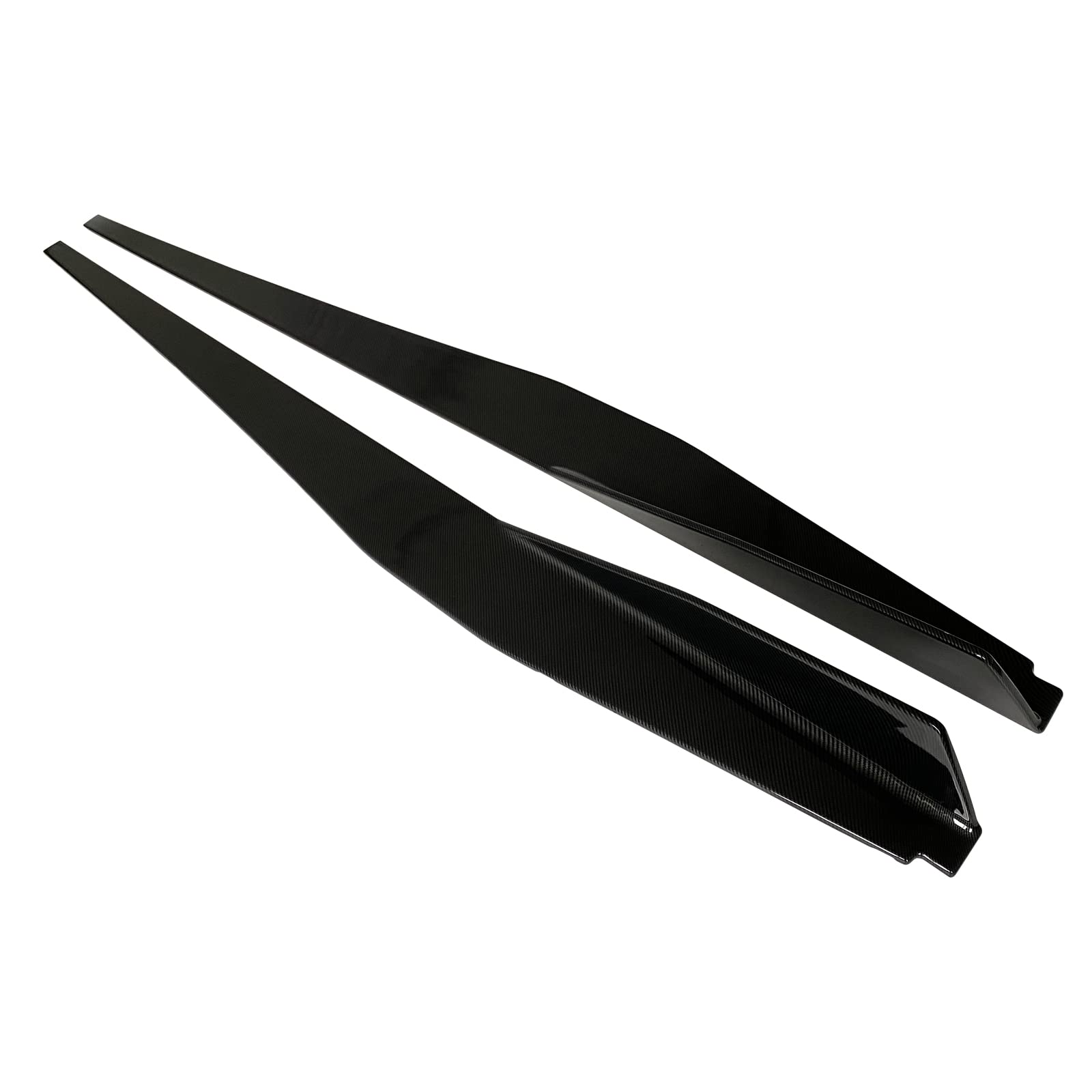 NINTE Carbon Fiber Side Skirts for 2020-2023 Chevy Corvette C8 Coupe | 5VM Style Rocker Panel Extensions | Enhance Sporty Look & Vehicle Protection (Perfect for Racing, Car Shows & Daily Driving)
