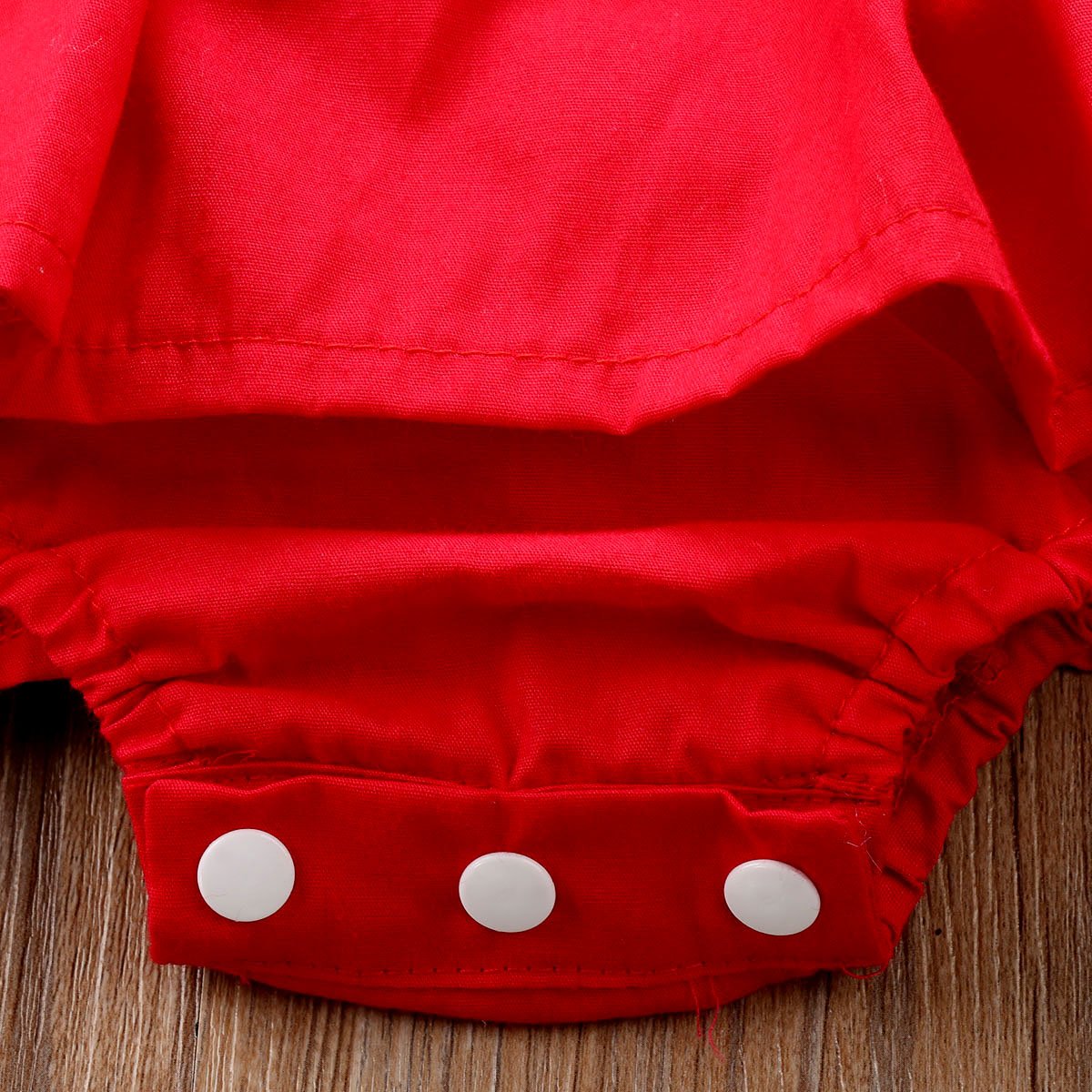 Red Lace Sleeve Cross Back Romper Dress with Headband for Baby Girls | Summer Toddler Outfit | Perfect for Parties, Photos & Playdates