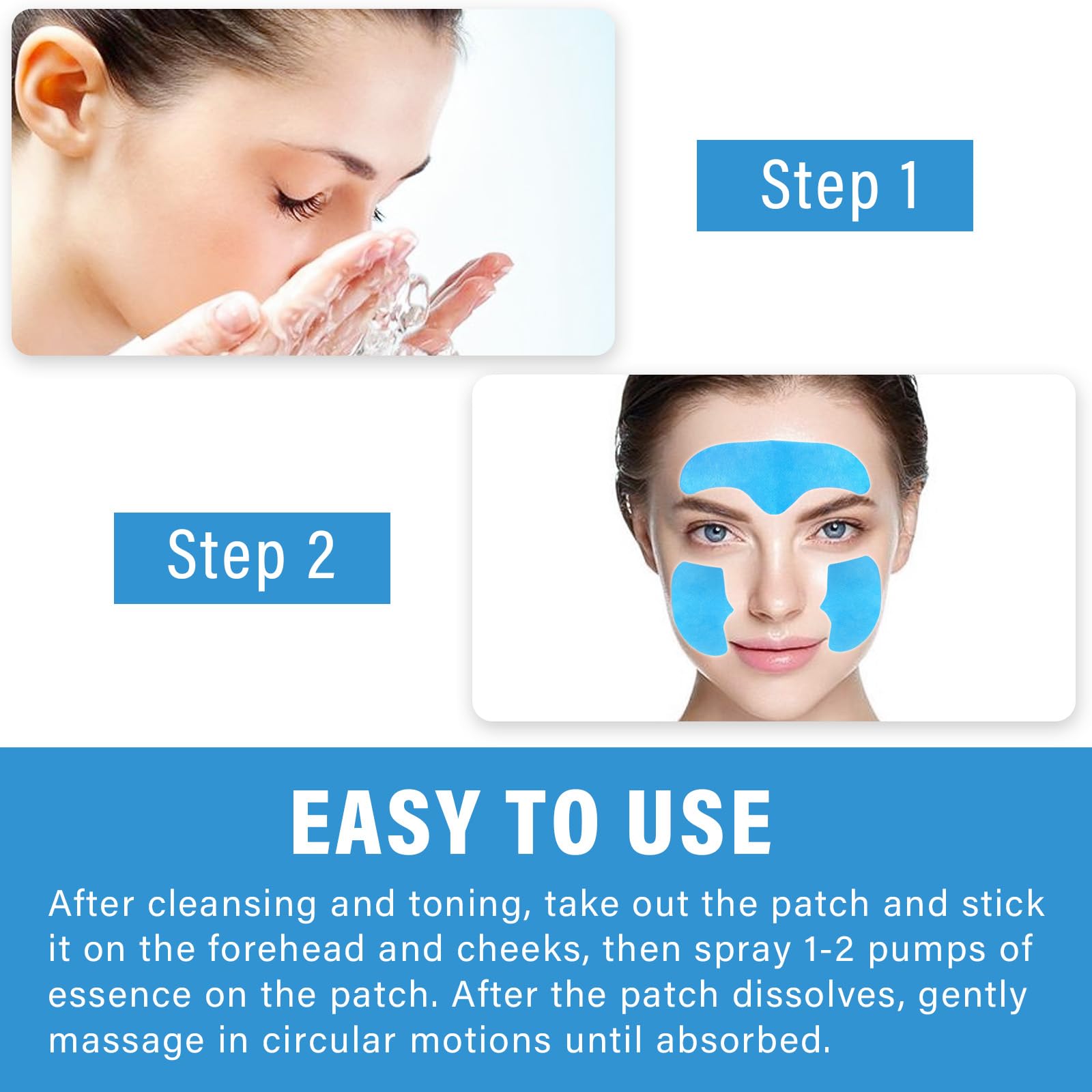 Best Collagen Face Mask for Anti-Aging - Deep Hydrating Bio-Collagen Sheet Mask to Boost Skin Elasticity & Reduce Wrinkles - Forehead & Frown Line Patches for Fine Lines - Perfect for Nighttime Skincare & Spa Treatments
