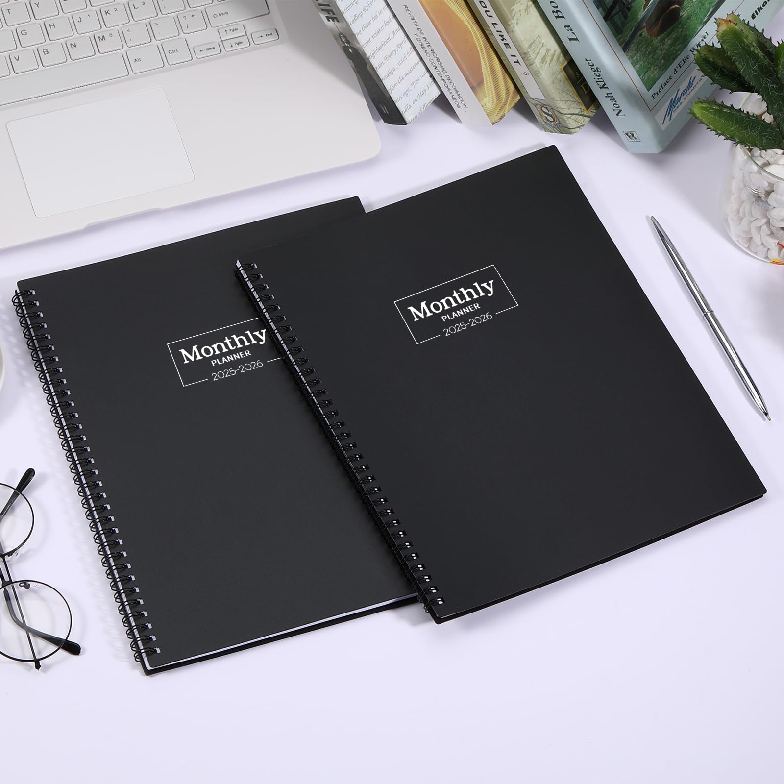 2025-2026 Monthly Planner with Tabs & Pocket | July 2025 - December 2026 | 18-Month Organizer with Contacts/Passwords Section | 8.5