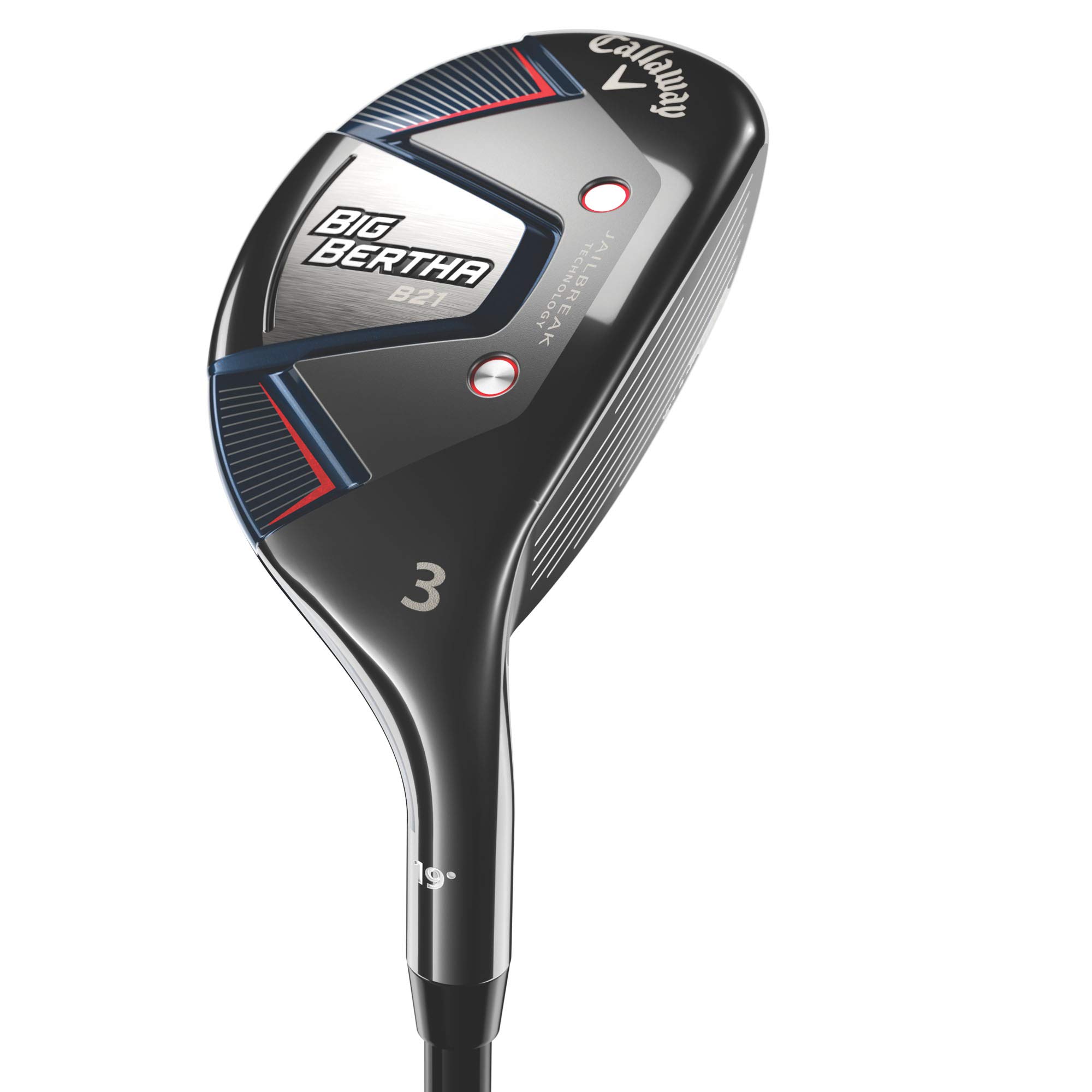 Callaway Big Bertha B21 Hybrid Golf Club - High Launch & Forgiveness for Men & Women | Perfect for Fairway Shots & Rough Recovery | Golf Equipment & Accessories