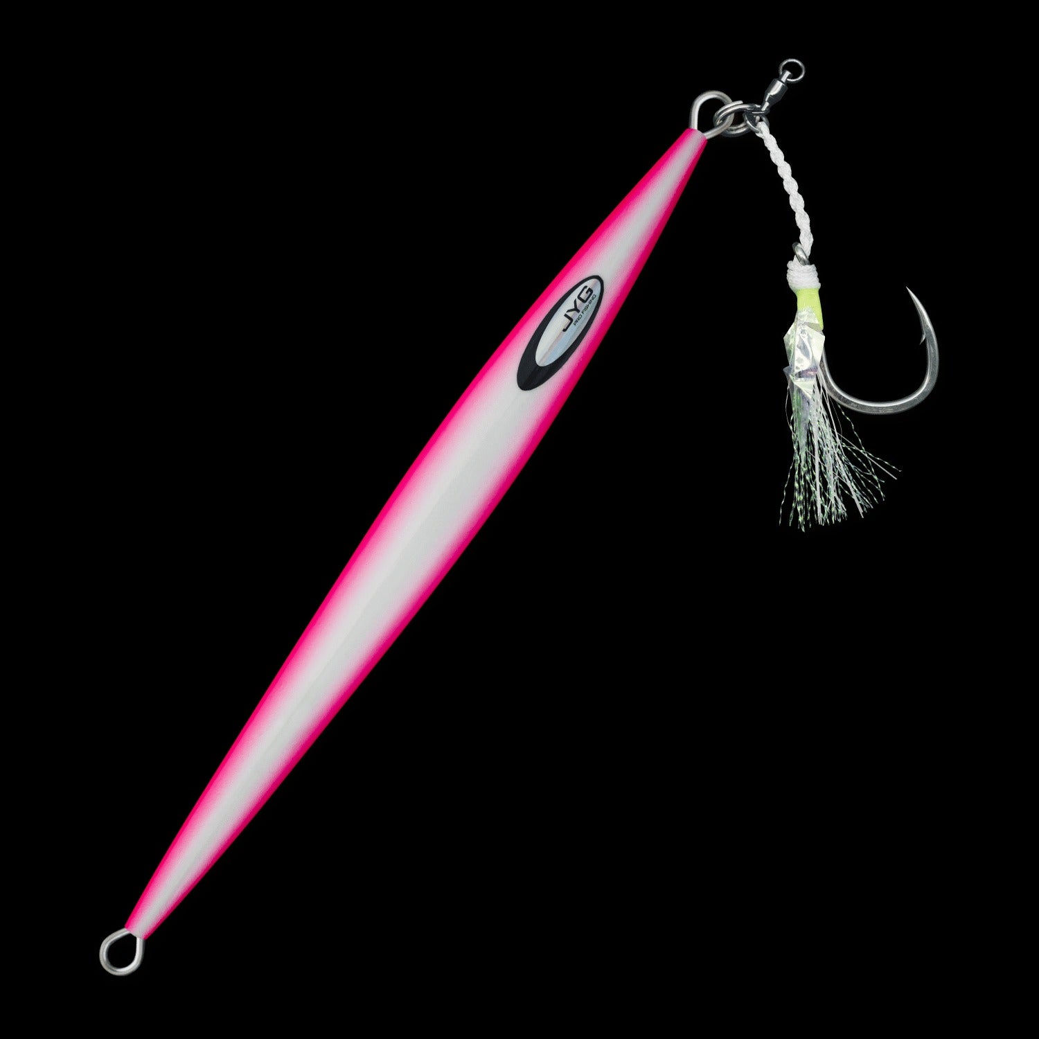 JYG Pro Fishing Stryke Tuna Jig Rigged - Premium Saltwater Tuna Lure for Offshore Fishing - Perfect for Deep Sea, Boat, and Kayak Angling