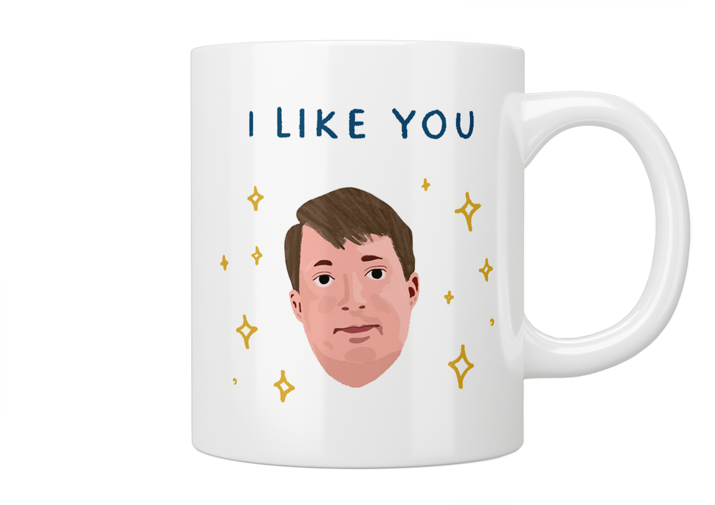 Peep Show Mark Corrigan 'I Like You' Coffee Mug - Funny British TV Show Gift for Fans - Perfect for Office, Home & Gifting