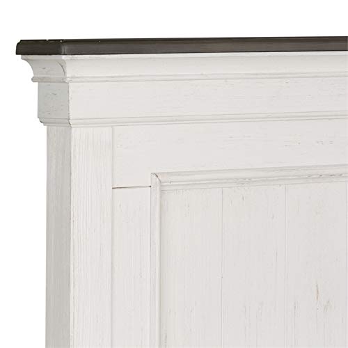 Liberty Furniture King Panel Bed - Solid Wood Frame, Modern & Traditional Style for Master Bedroom, Durable & Elegant Design for Ultimate Comfort and Relaxation