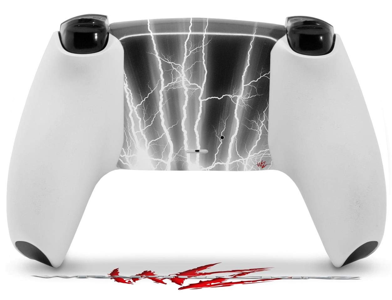 PS5 DualSense Controller Skin Wrap - Lightning White for Gaming & Protection