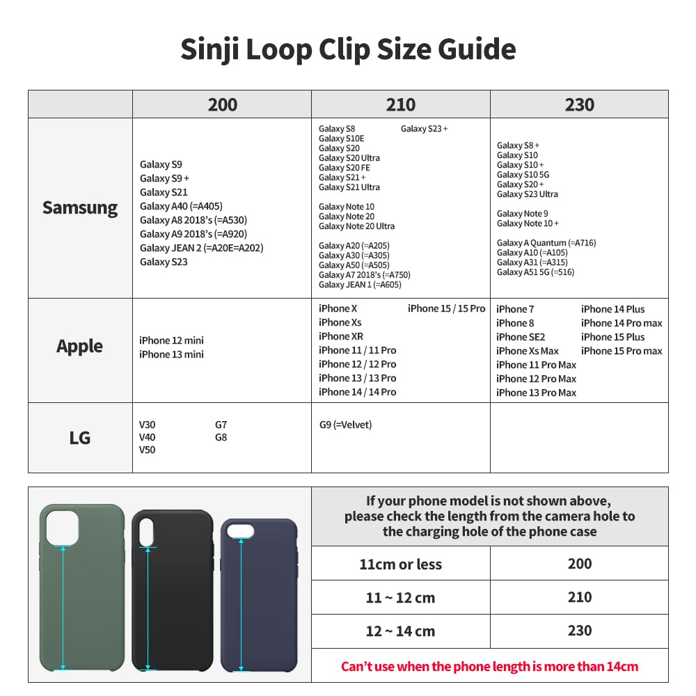 Sinjimoru C-Shaped Silicone Phone Grip Clip - Finger Strap Holder for iPhone & Samsung Cases (Wine Red) - Perfect for One-Hand Use While Driving, Shopping, or Taking Selfies