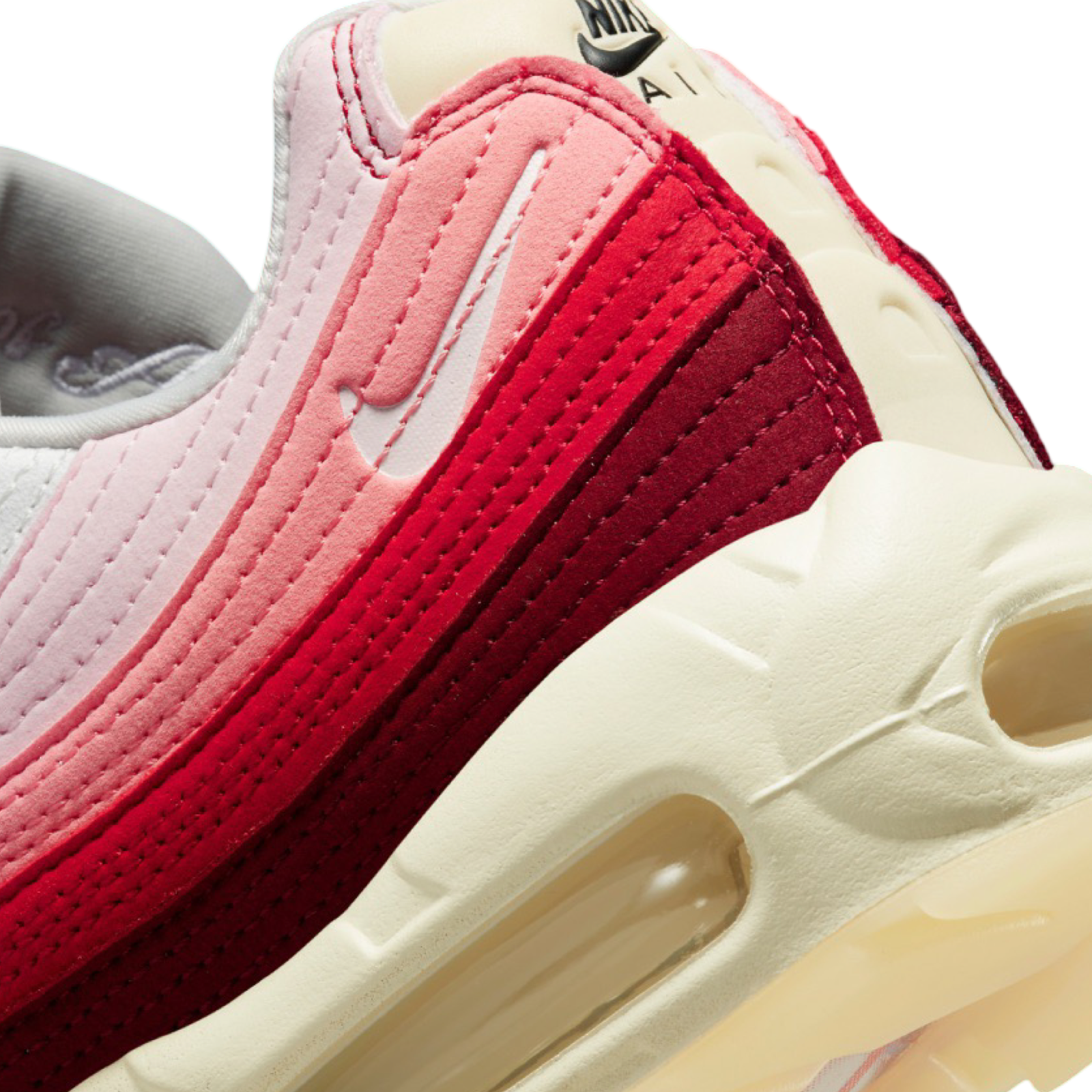 Nike Air Max 95 QS Sneakers - Team Red/Summit White Running Shoes for Men | Comfortable Athletic Shoes for Jogging, Gym Workouts & Casual Wear
