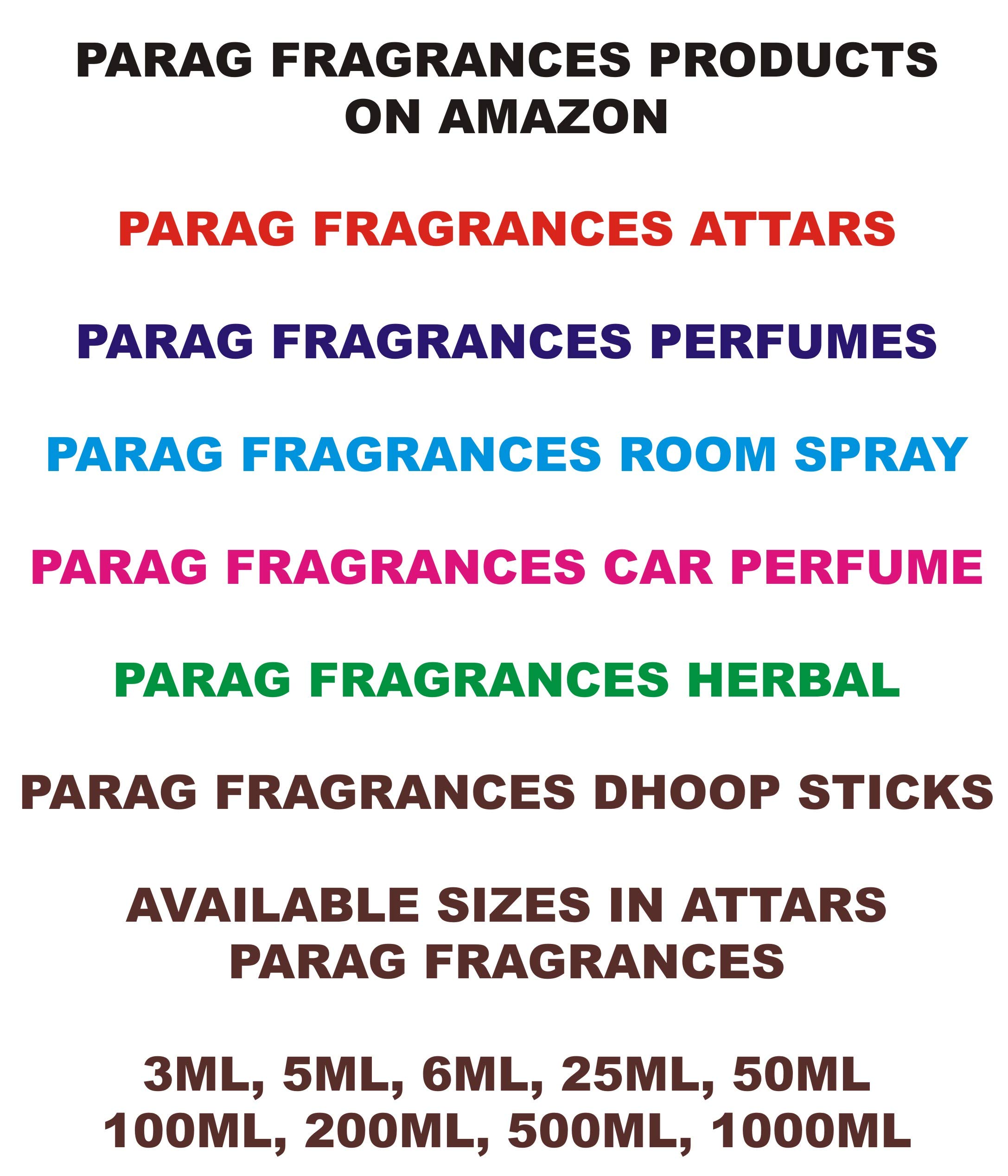 Parag Fragrances Red Rose Special Attar 5ml | Alcohol-Free Long-Lasting Perfume Oil for Men & Women | Ideal for Daily Wear, Religious Ceremonies & Special Occasions