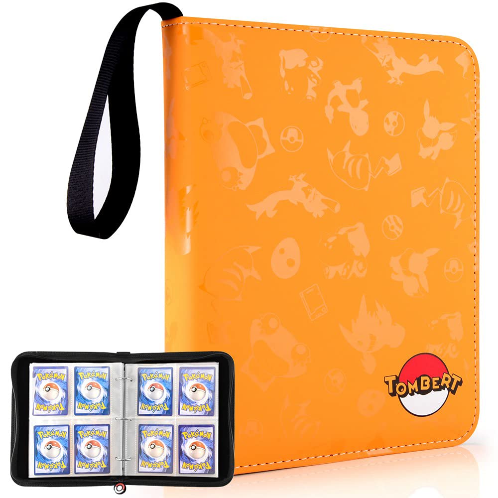 Tombert TCG Binder Album - Premium Card Holder for PTCG Trading Cards, Baseball Cards & Football Cards | Durable Card Storage with Sleeves | Perfect for Collectors, Tournaments & Game Nights