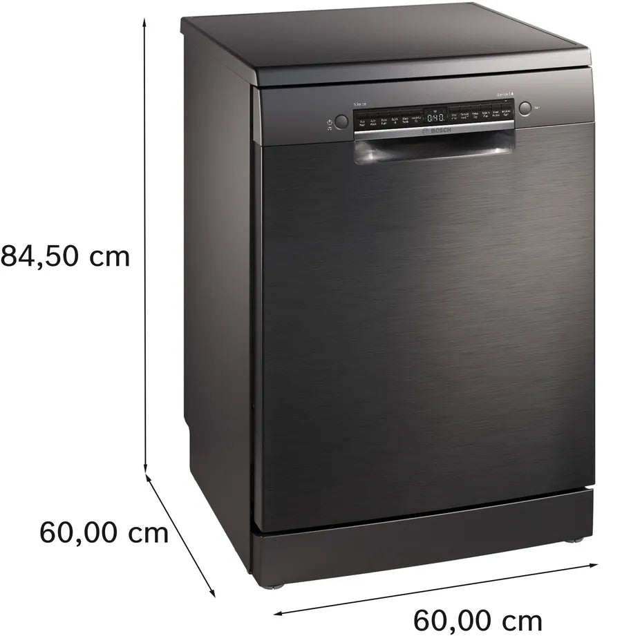 Bosch Series 4 60cm Freestanding Dishwasher SMS4HVB01A - Energy Efficient Stainless Steel Appliance for Modern Kitchens | Perfect for Small Families & Open-Plan Homes