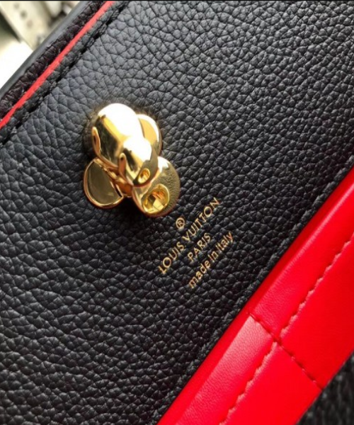 LV Astrid Veau Nuage Leather Noir Handbag - Luxury Designer Crossbody Bag for Women | Perfect for Work, Travel & Evening Events