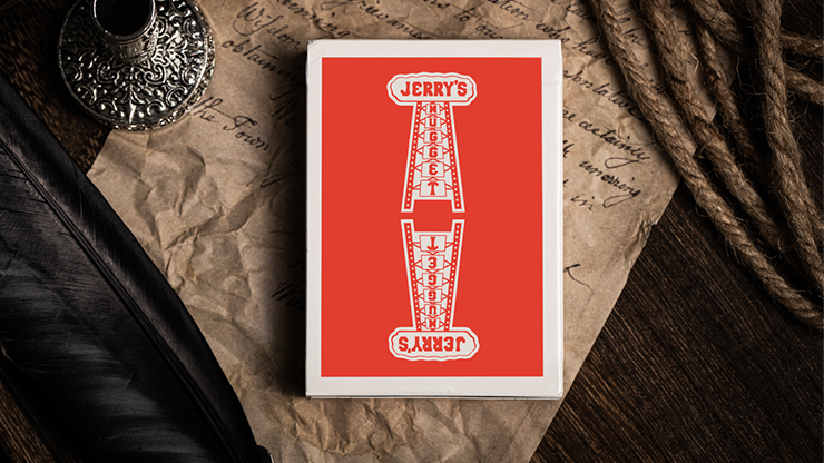 Jerry's Nugget Marked Monotone Playing Cards - Premium Casino Grade Poker Cards for Magic Tricks, Cardistry & Professional Game Nights