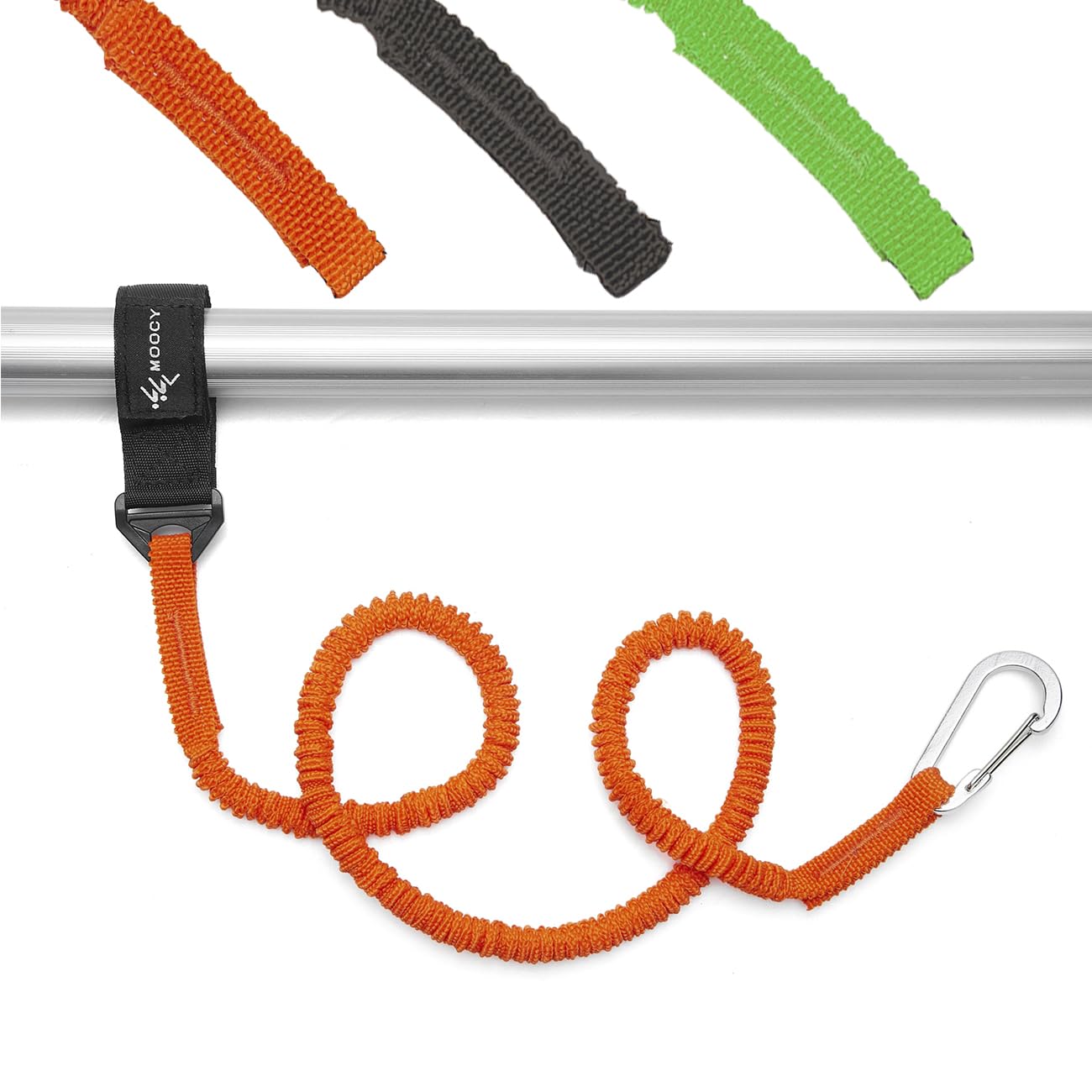 **Stretchable Coiled Kayak Paddle Leash & Rod Lanyard - Durable Kayak Fishing Accessories for Paddles, Fishing Rods (Perfect for Kayaking, Canoeing & Water Sports)**