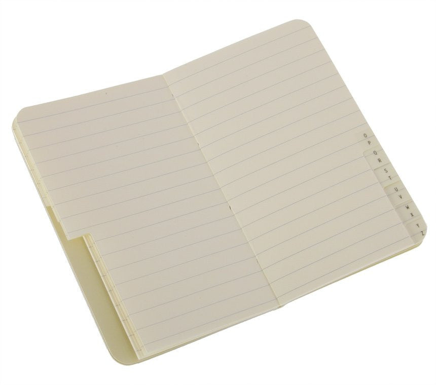 Moleskine Volant Address Book - Ruled Black Hardcover Notebook for Contacts & Addresses | Perfect for Business Professionals, Travelers & Personal Organization