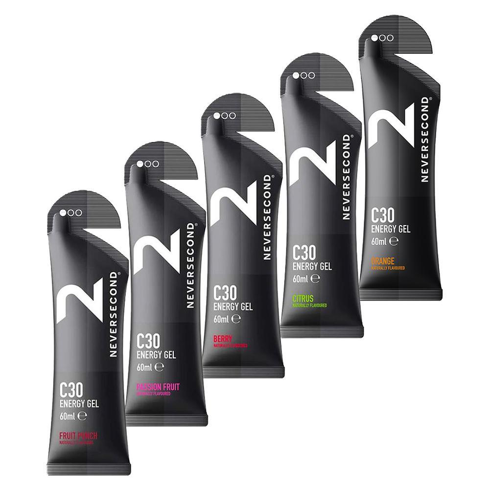 Neversecond C30 Energy Gel - Fast-Acting Carbohydrate Fuel for Endurance Athletes | Ideal for Running, Cycling & Triathlon Training