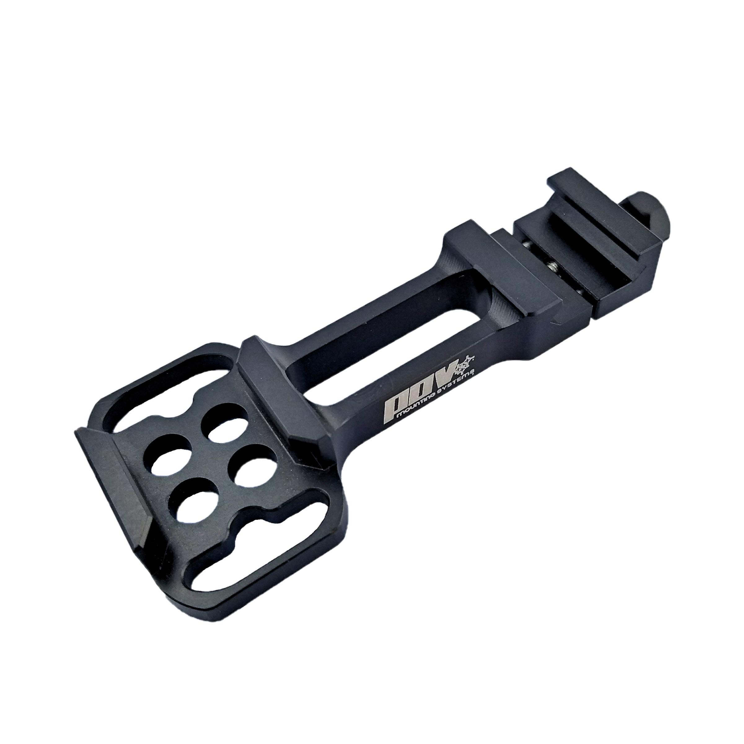 POV Mounting Systems - Witness Gun Rail GoPro Camera Mount | Picatinny & Weaver Rail Compatible | Perfect for Hunting, Tactical Training & Action Sports Filming