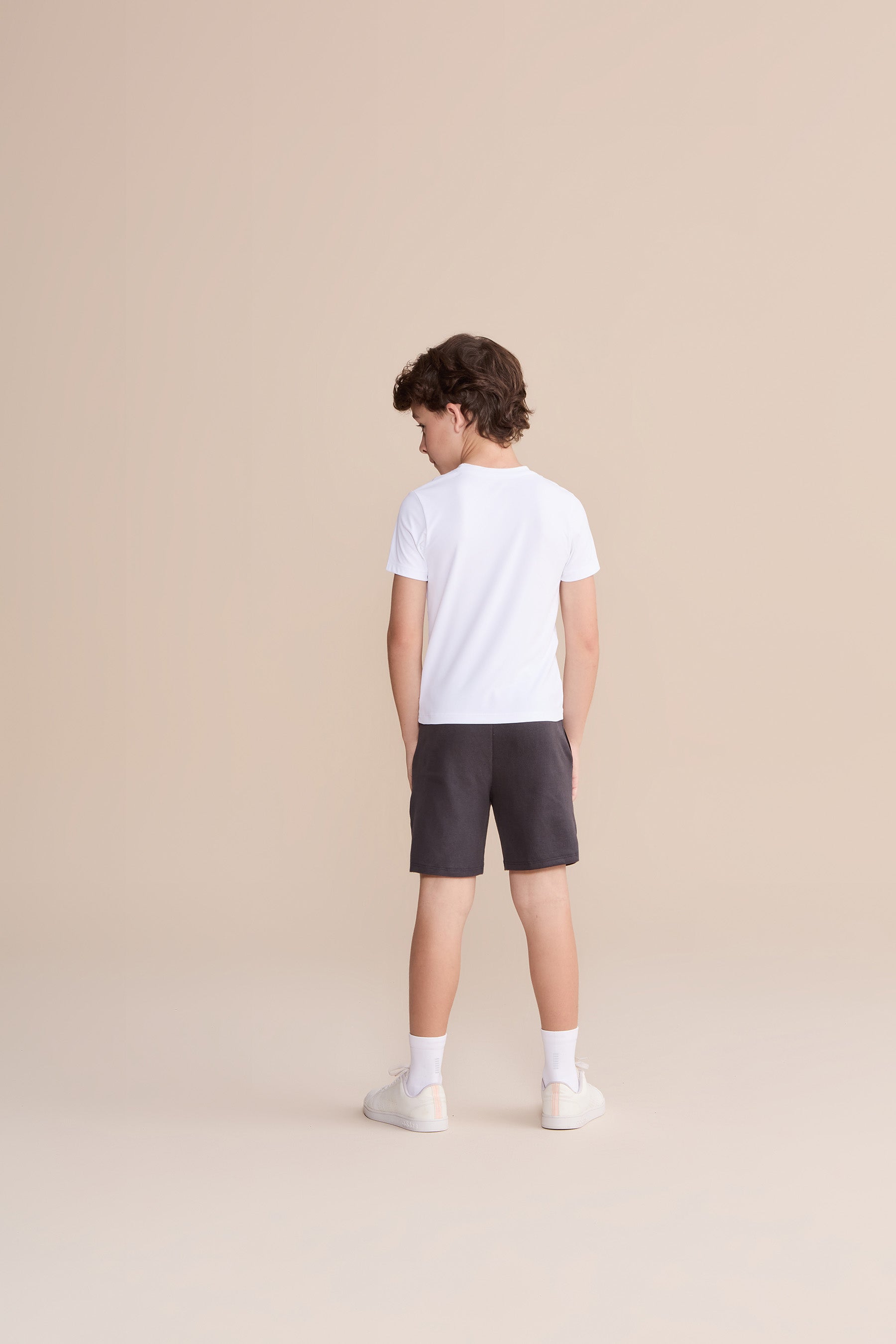 Rino Stone Kids Knit Shorts - Soft Cotton Summer Shorts for Boys & Girls - Perfect for Playtime, School & Outdoor Activities