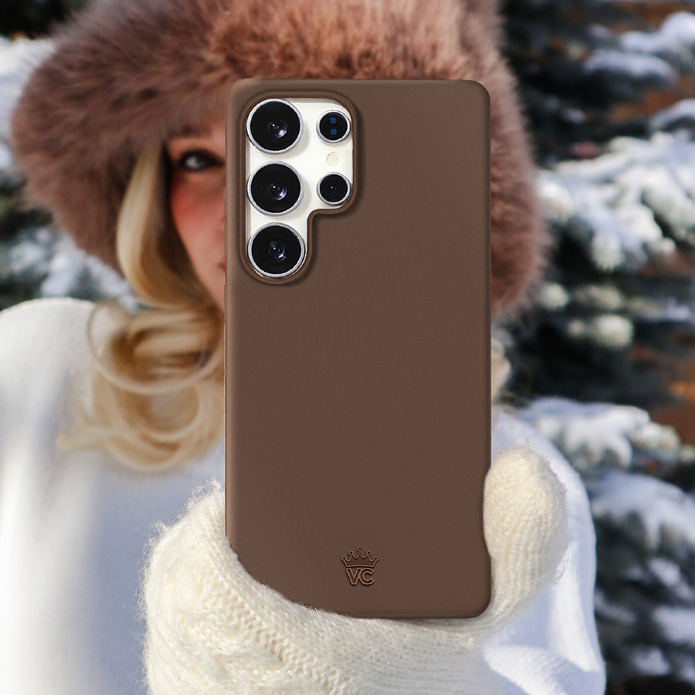 Samsung Galaxy Phone Case in Espresso Brown - Durable Protective Cover for Everyday Use, Travel & Work