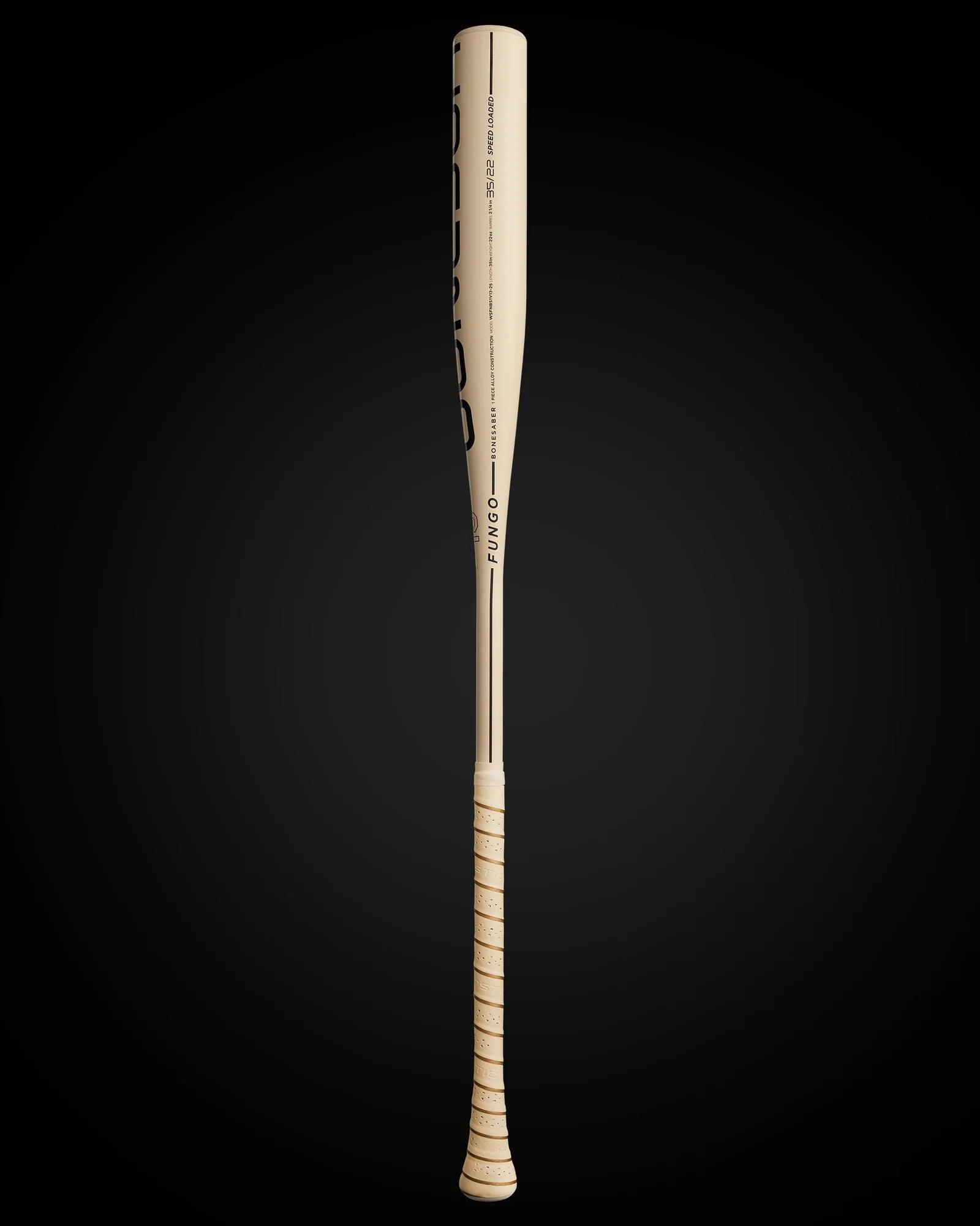 Warstic Bonesaber Metal Fungo Bat - 2025 Edition | Durable Alloy Training Bat for Baseball & Softball | Perfect for Practice, Games & Collectors
