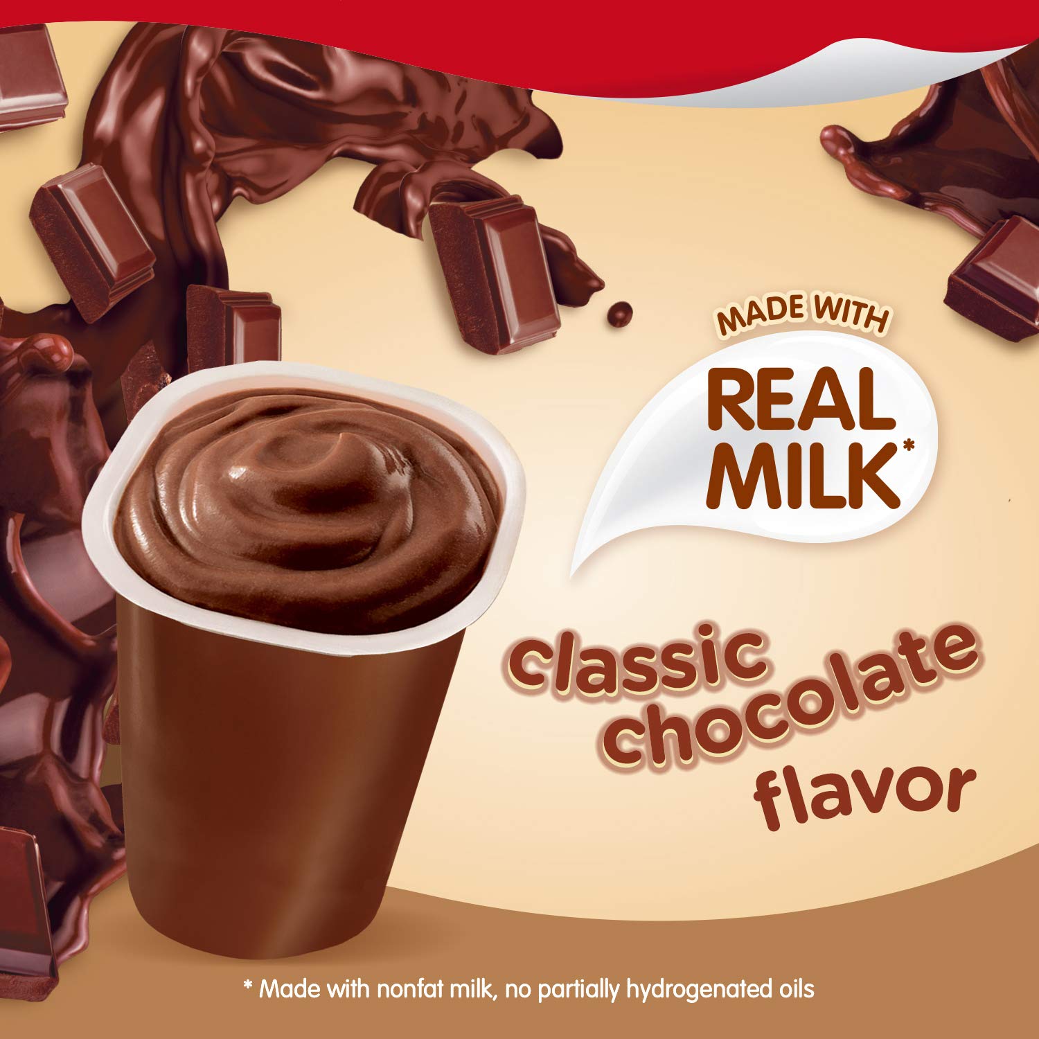 Snack Pack Chocolate Pudding Cups - 33 oz (6 Count) | Delicious & Convenient Snack for Kids Lunch Boxes, Office Treats & Desserts